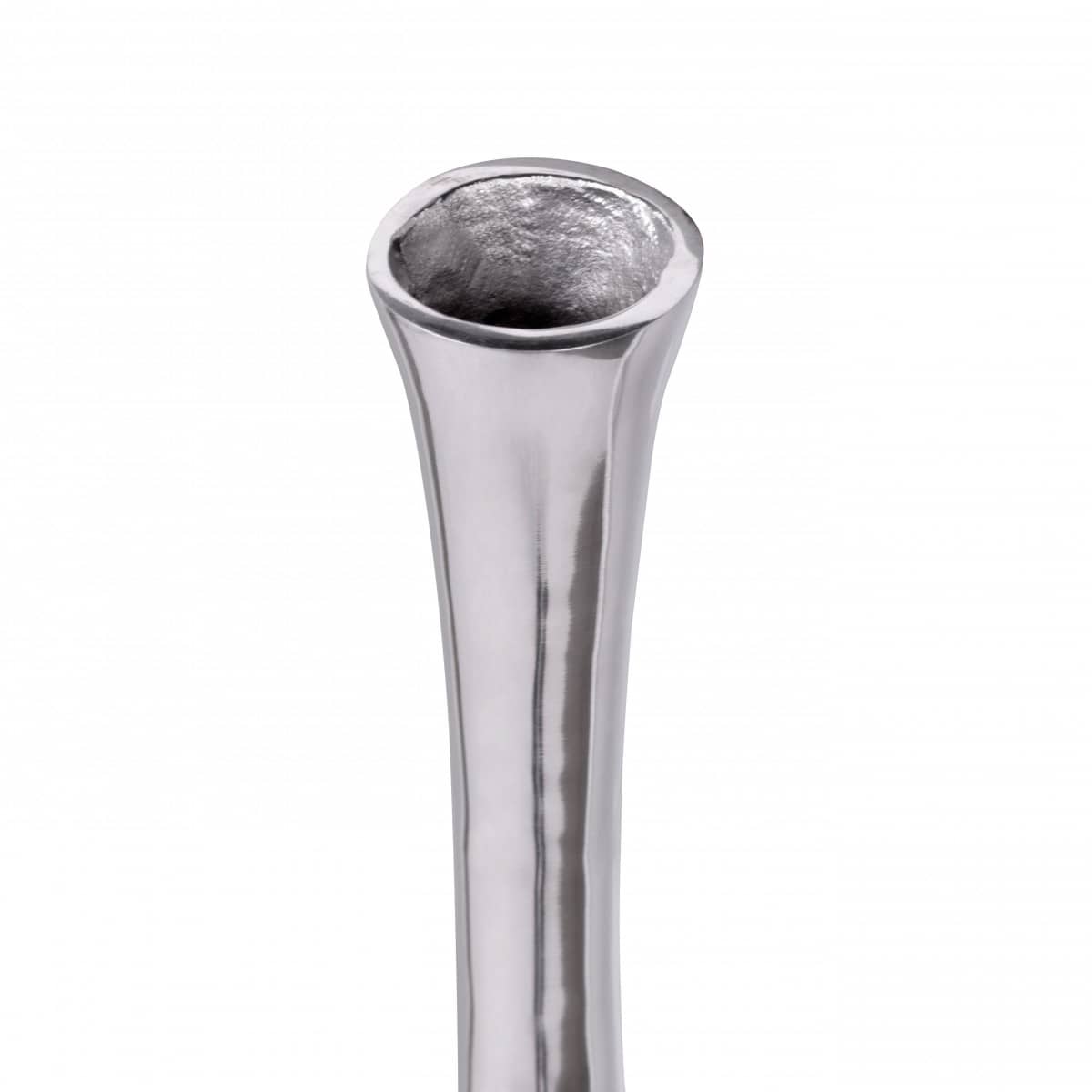 41669-WOHNLING-Deko-Vase-Bottle-L-WL1-918-WL1-918_3 Deko Vase groß BOTTLE L Aluminium modern mit 1 Öffnung in Silber
