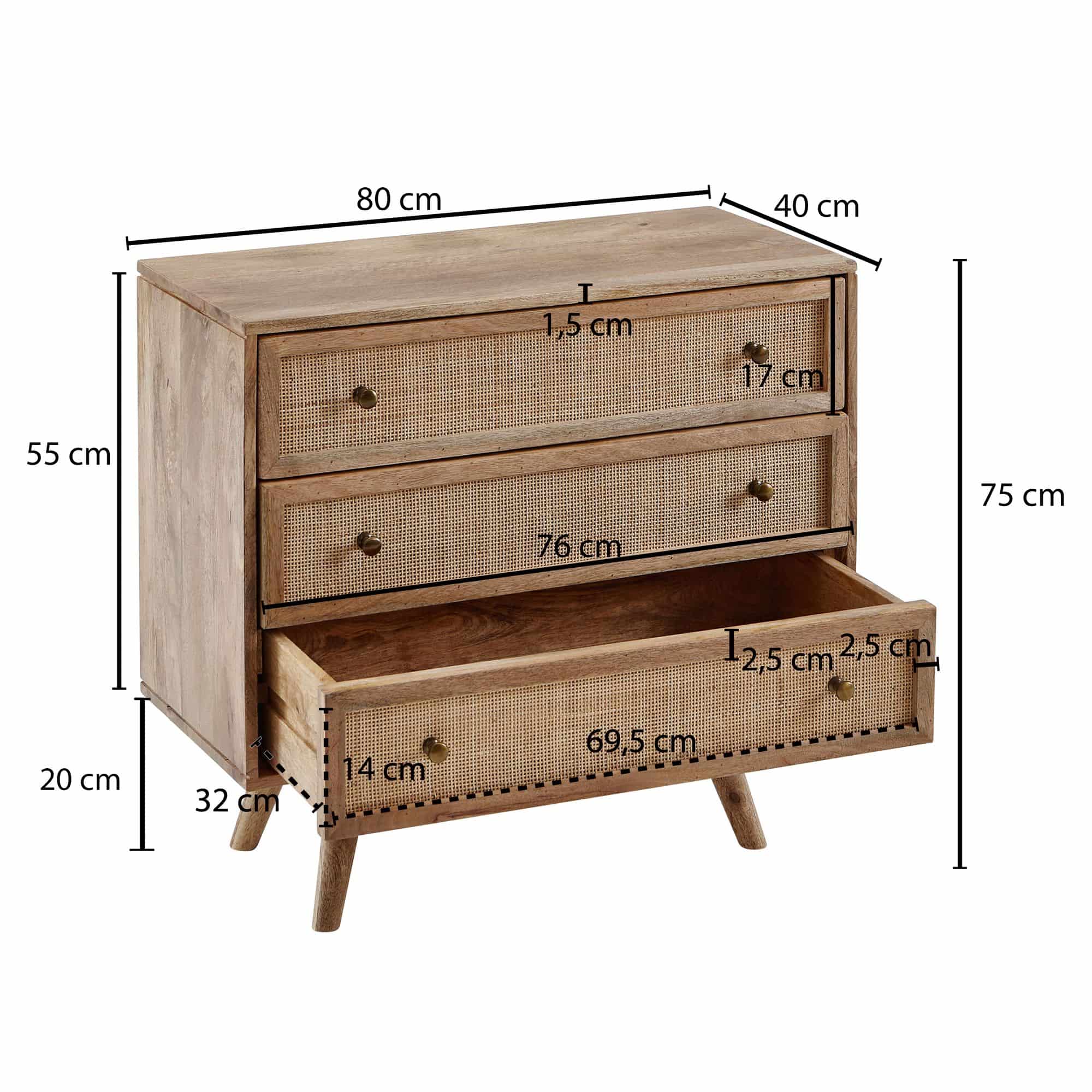 55955-Wohnling-Sideboard-80x40x75-cm-Mango-Holz-WL6-158-WL6-158_3 Sideboard 80x75x40 cm Mango Massivholz / Rattan Vintage Anrichte