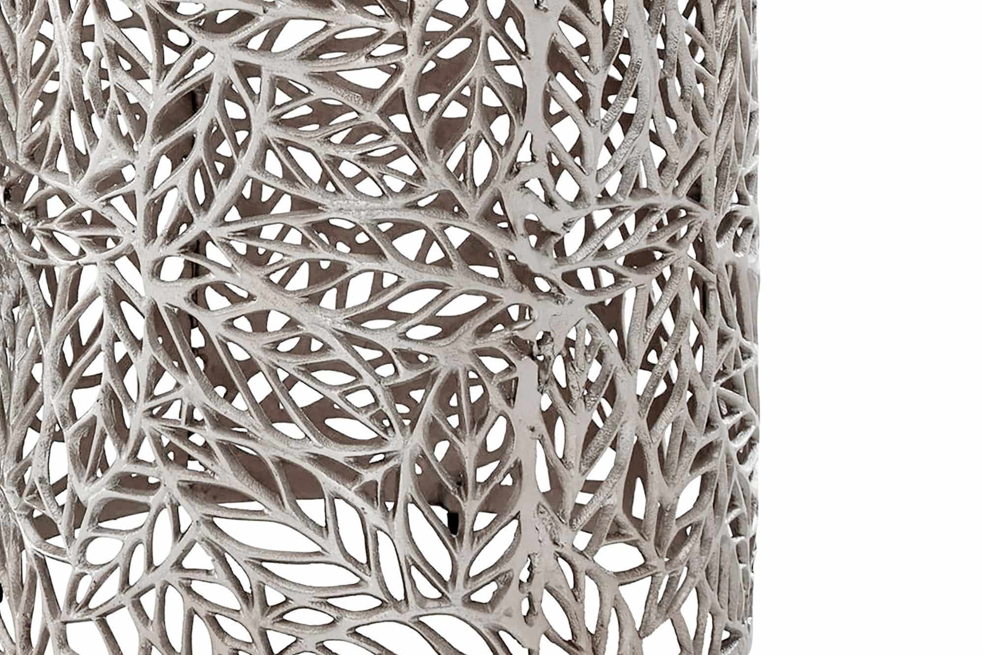 Satztisch Aluminium 2er Set rund silber - Beistelltisch mit Blattmuster - Dekotisch Couchtisch Alu Design - Metalltisch modern - Wohnzimmertisch Set Handmade Satztisch Aluminium 2er Set rund silber - Beistelltisch mit Blattmuster - Dekotisch Couchtisch Alu Design - Metalltisch modern - Wohnzimmertisch Set Handmade