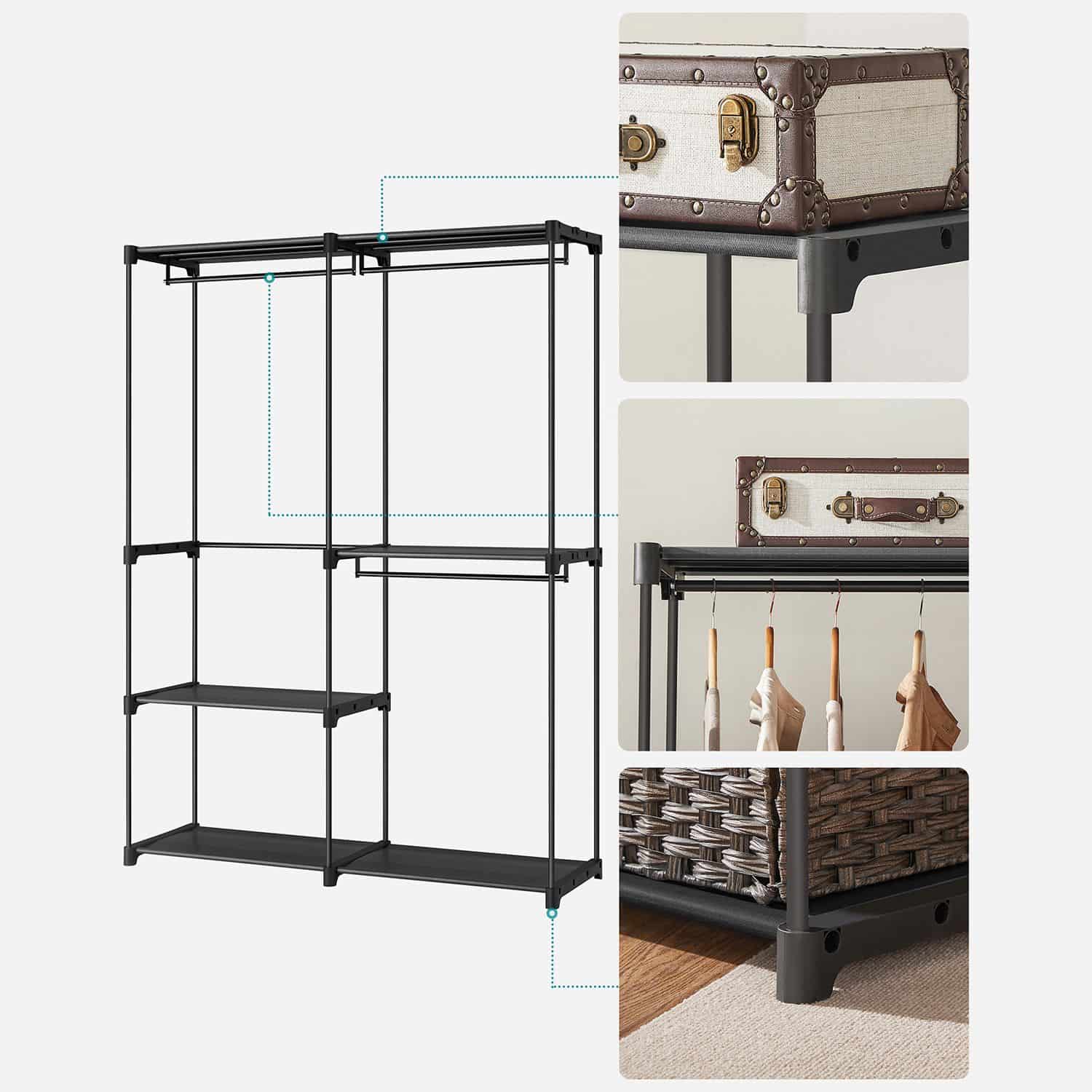 Offener Kleiderschrank-B34RYG025B02 Offener Kleiderschrank-B34RYG025B02