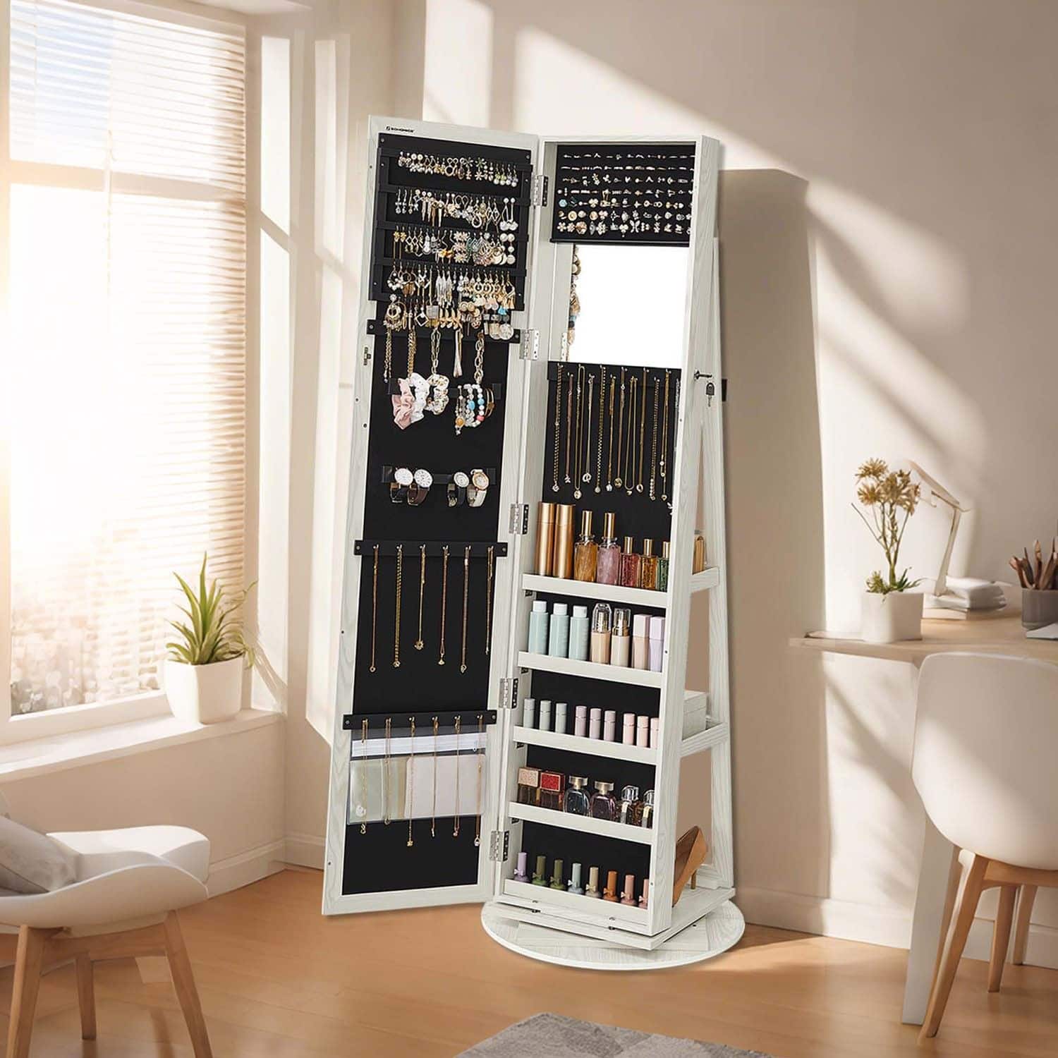 Schmuckschrank, Standspiegel, Spiegelschrank Schmuckschrank, Standspiegel, Spiegelschrank