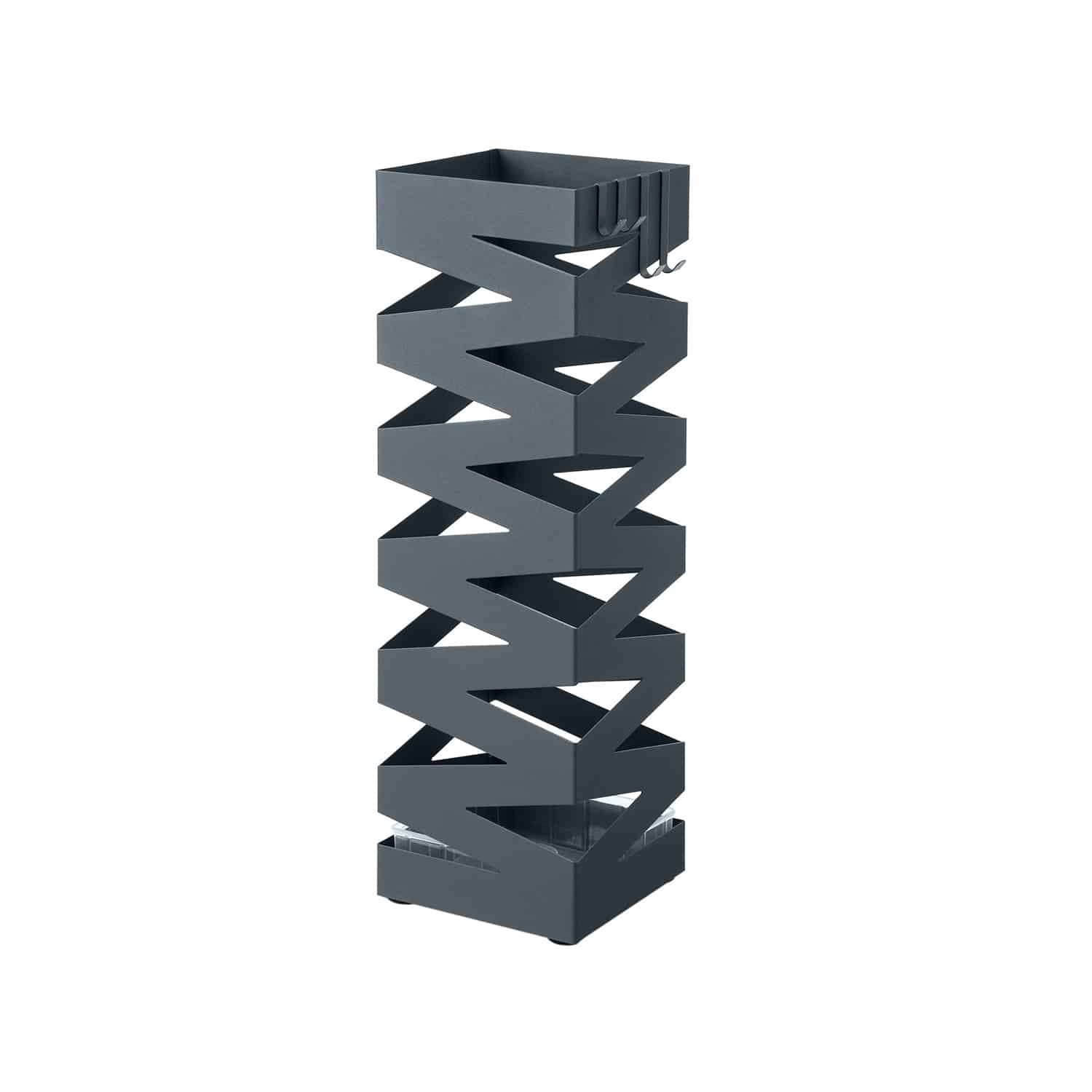 Regenschirmständer aus Metall quadratisch anthrazit-LUC016G01 Regenschirmständer aus Metall quadratisch anthrazit-LUC016G01