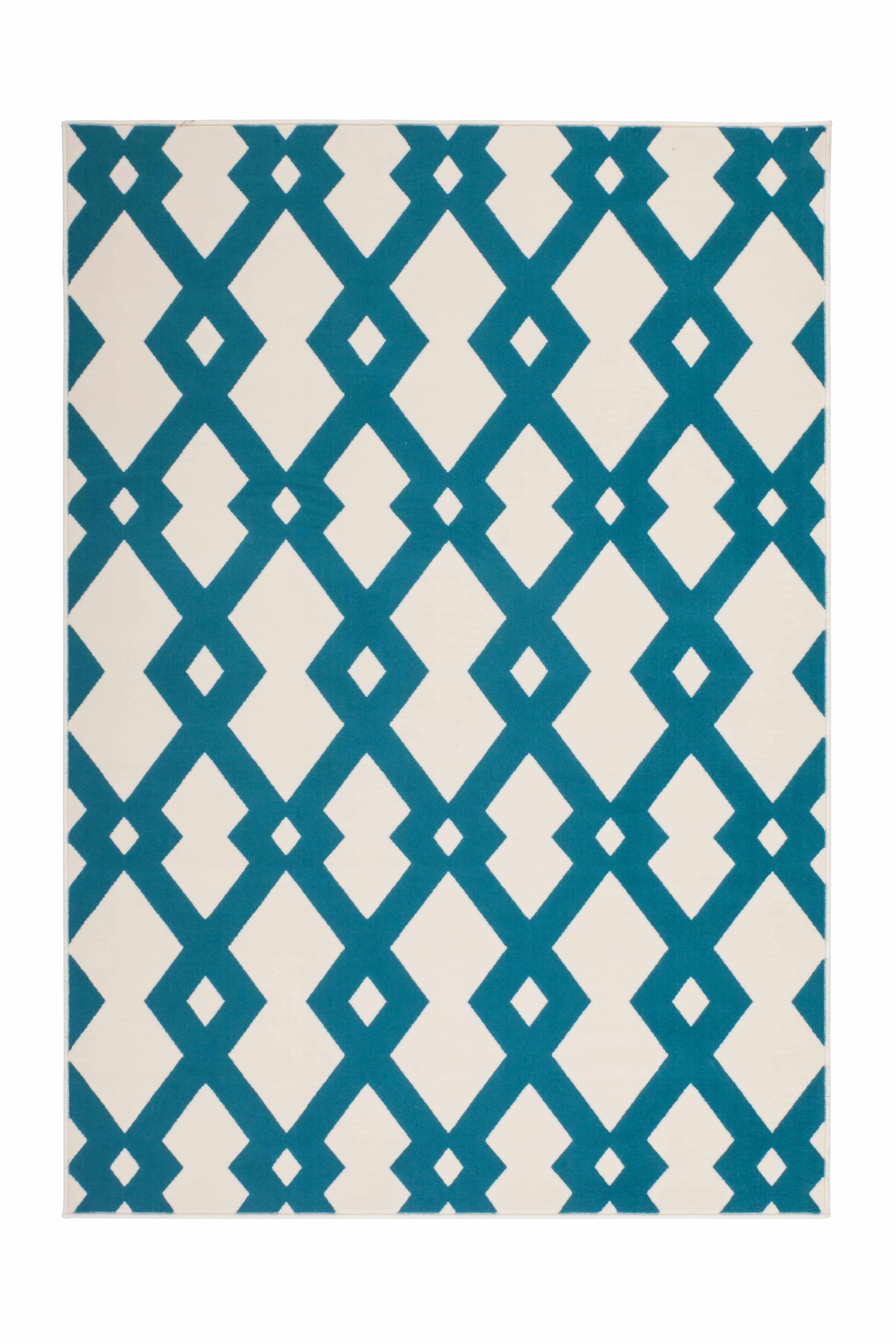 Now! 100 Elfenbein / Türkis 200cm x 290cm