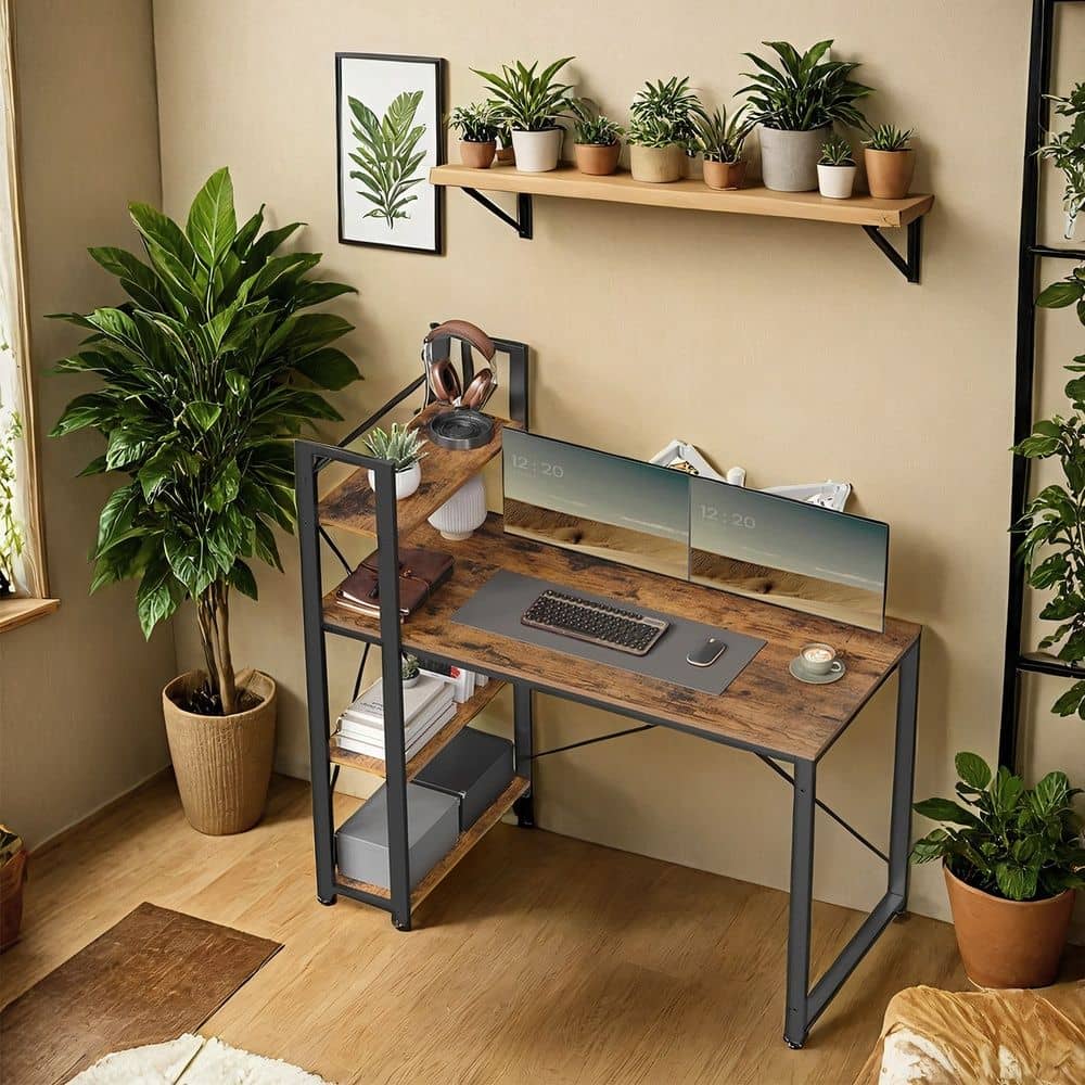 Tisch, Schreibtisch mit Regal, Computertisch