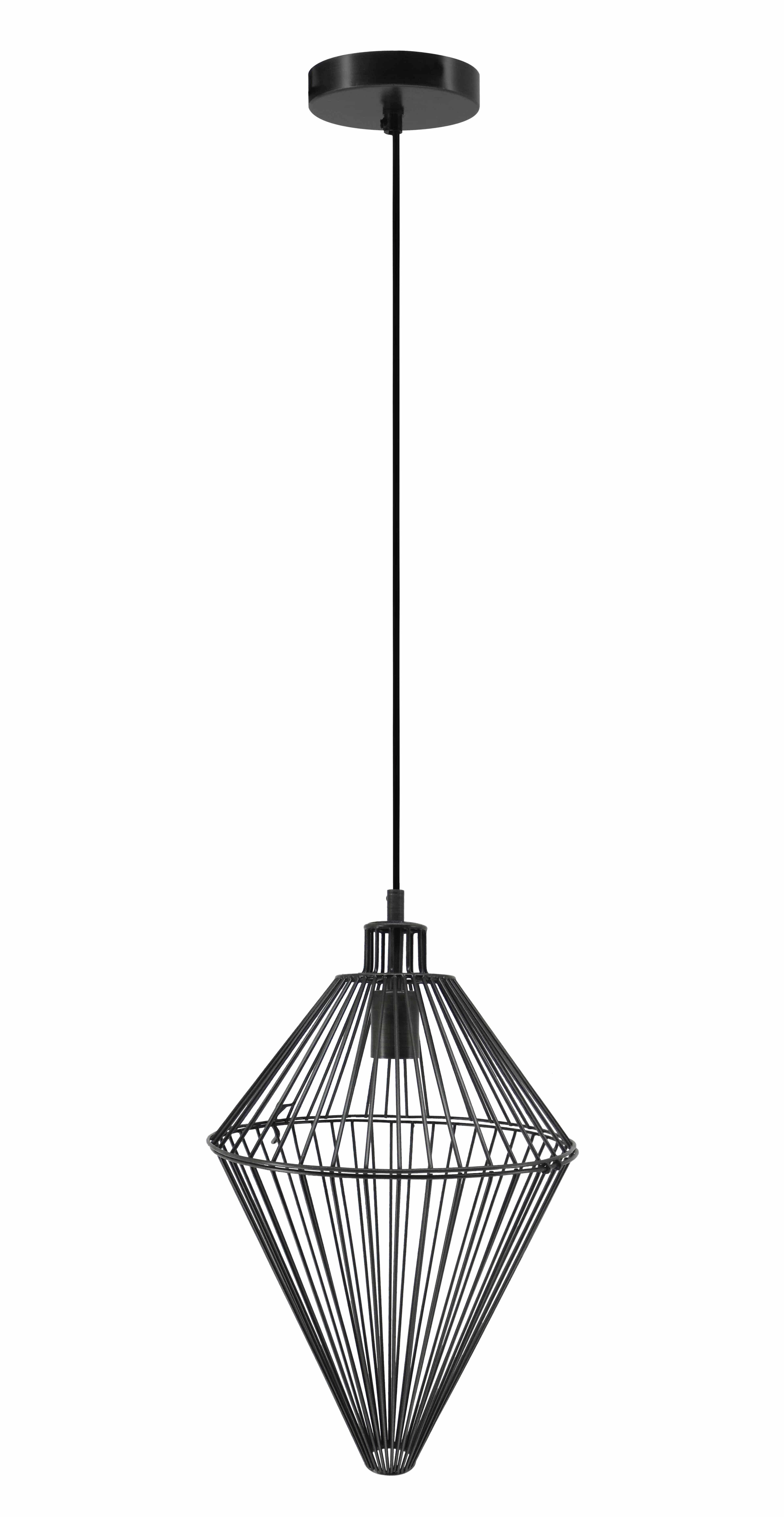Hängelampe Delta Schwarz