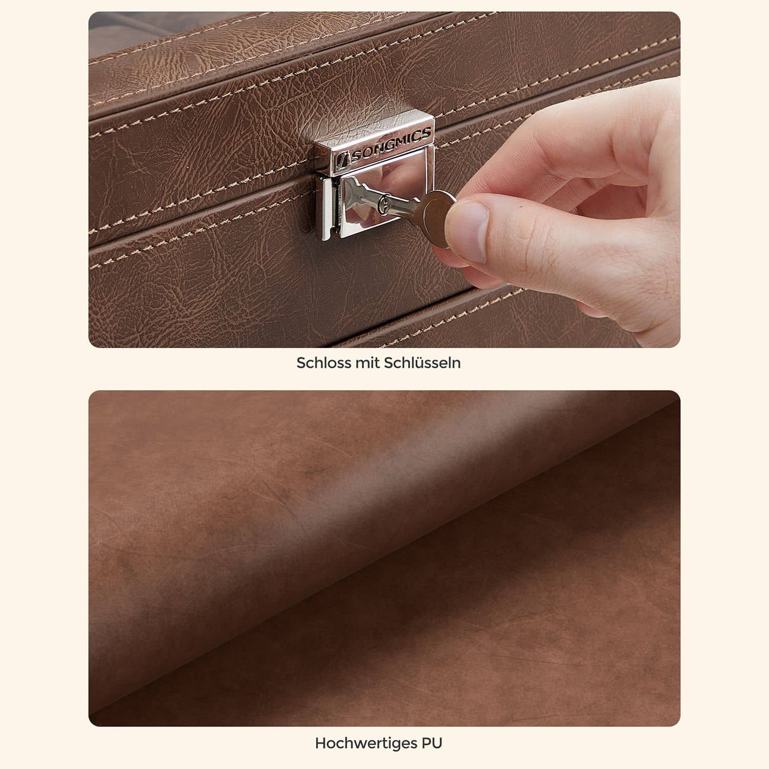 Uhrenbox mit Schublade-JWB012K01 Uhrenbox mit Schublade-JWB012K01