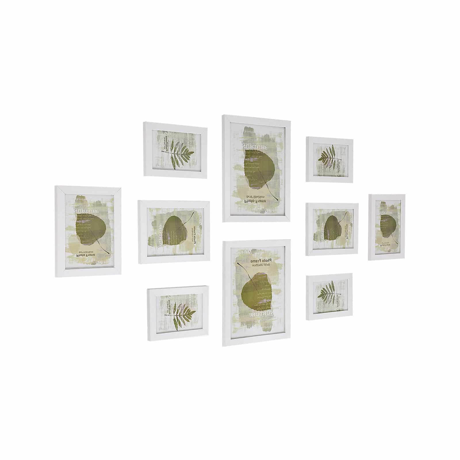 Bilderrahmen 10er Set Weiß Bilderrahmen 10er Set Weiß