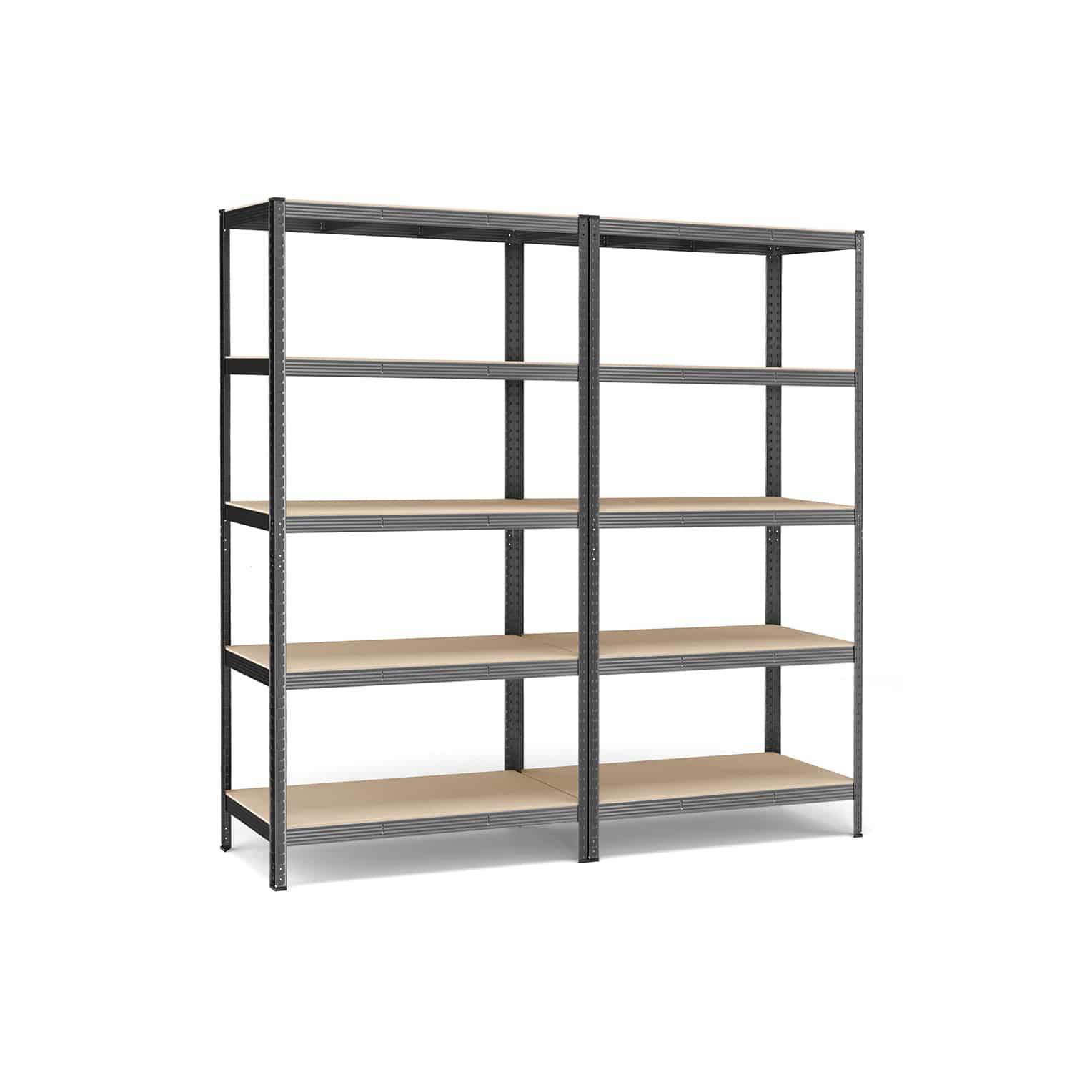 2er Set Kellerregal 200 cm hoch grau 2er Set Kellerregal 200 cm hoch grau