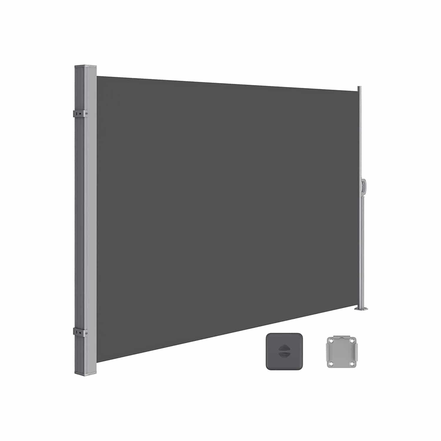 Seitenmarkise ausziehbar 200 x 400 cm für Balkon