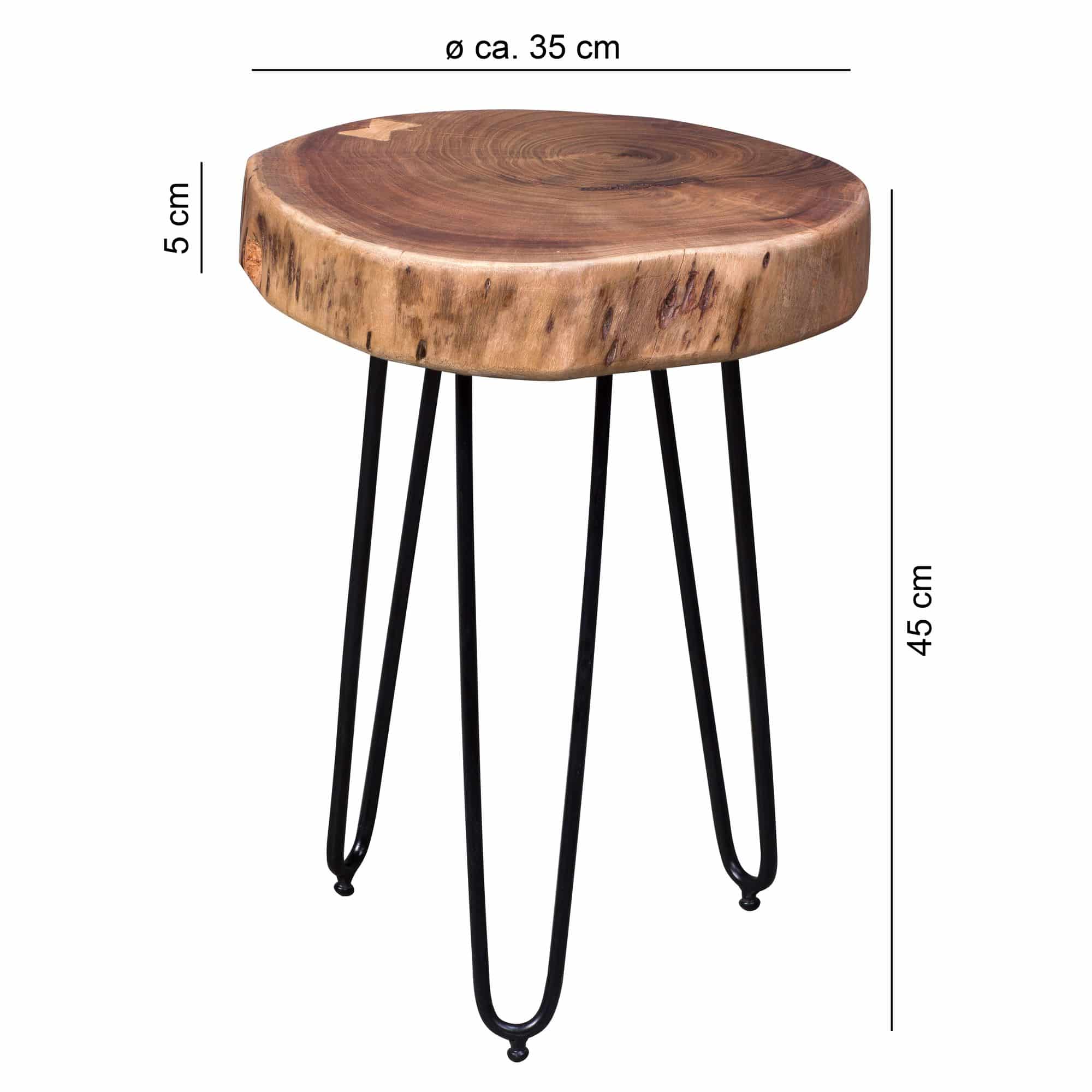 38559-Wohnling-Massivholz-Akazie-Beistelltisch-BAGLI-35-x-35-cm-Couchtisch-Wohnzimmertisch-Anstelltisch-Tisch-Wohnzimmer-Dekotisch-Telefontisch-Naturprodukt-Handarbeit-Massivholz Massivholz Akazie Beistelltisch BAGLI 35 x 35 cm Wohnzimmertisch Massiv Anstelltisch Holztisch Echtholz Baumkante