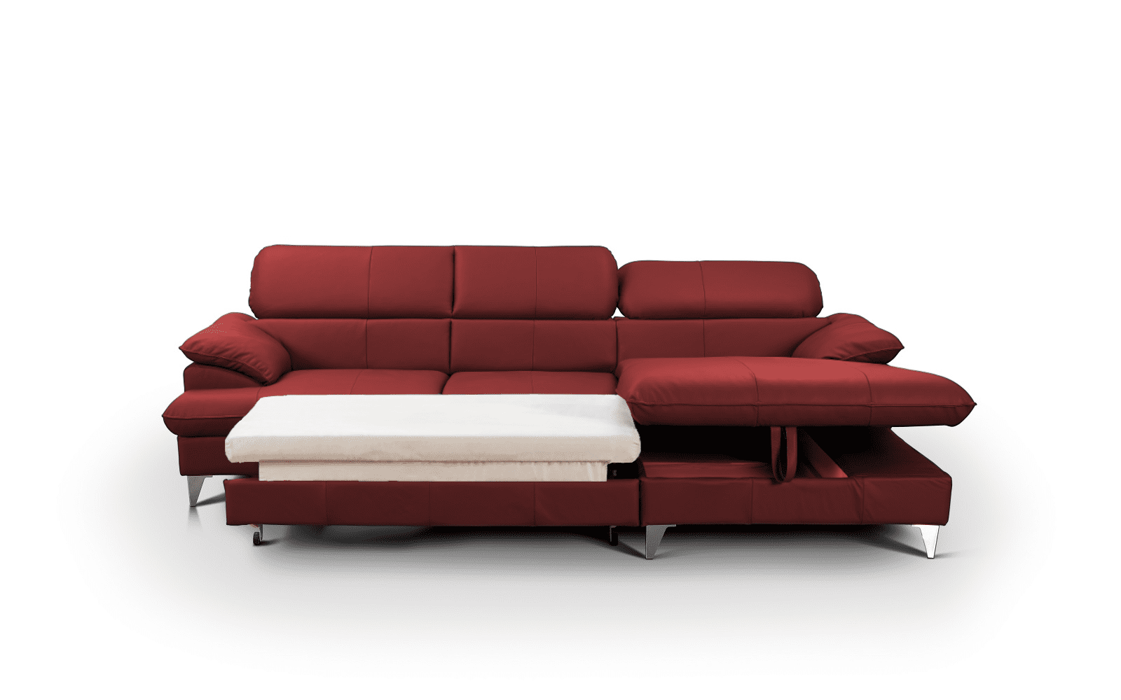 David Ecksofa Echtleder – Schlafsofa mit Bettkasten David Ecksofa Echtleder – Schlafsofa mit Bettkasten