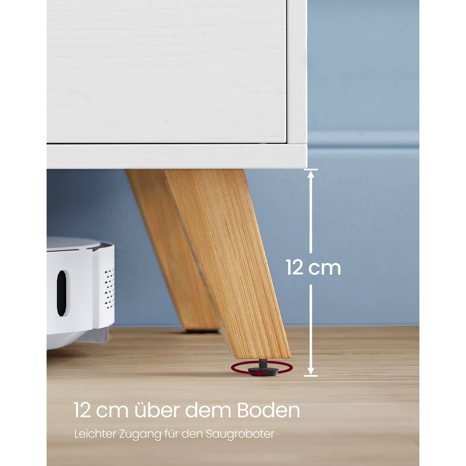 TV-Schrank mit 2 Türen 40 x 140 x 50 cm weiß-LTV027T46 TV-Schrank mit 2 Türen 40 x 140 x 50 cm weiß-LTV027T46