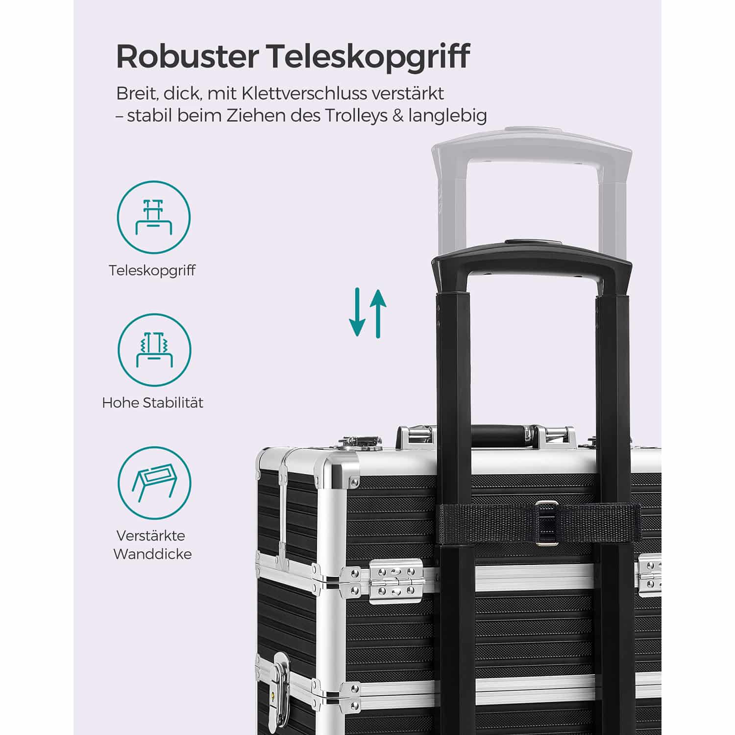 Kosmetikkoffer Trolley abschließbar für Reisen Kosmetikkoffer Trolley abschließbar für Reisen