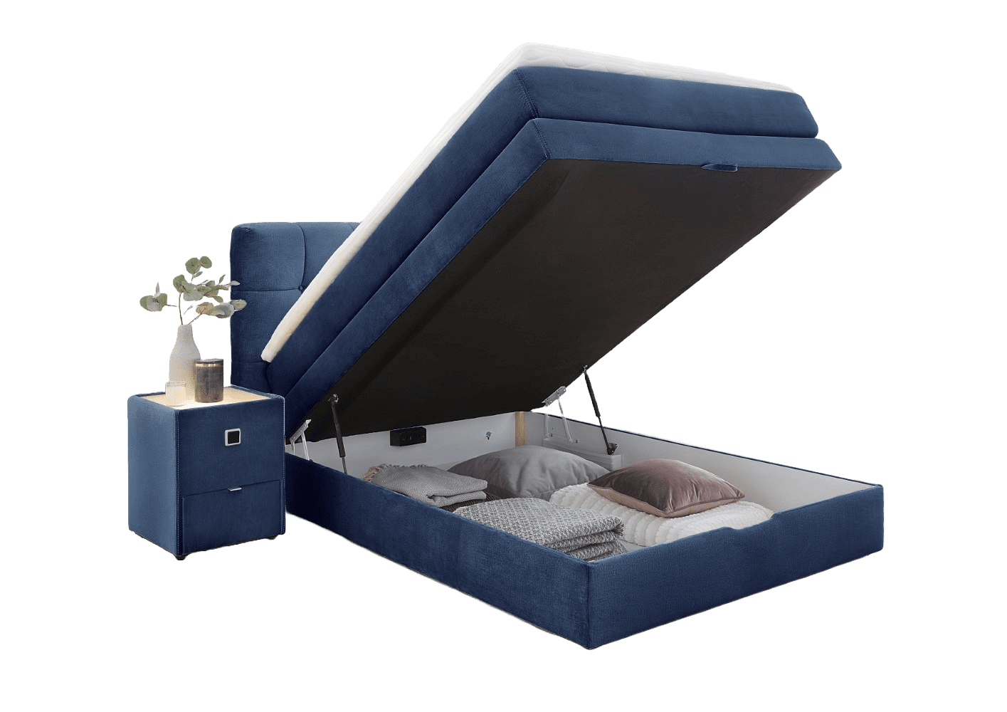 Boxspringbett Amy 140x200 & 180x200 mit Bettkasten – Jockenhöfer Boxspringbett Amy 140x200 & 180x200 mit Bettkasten – Jockenhöfer