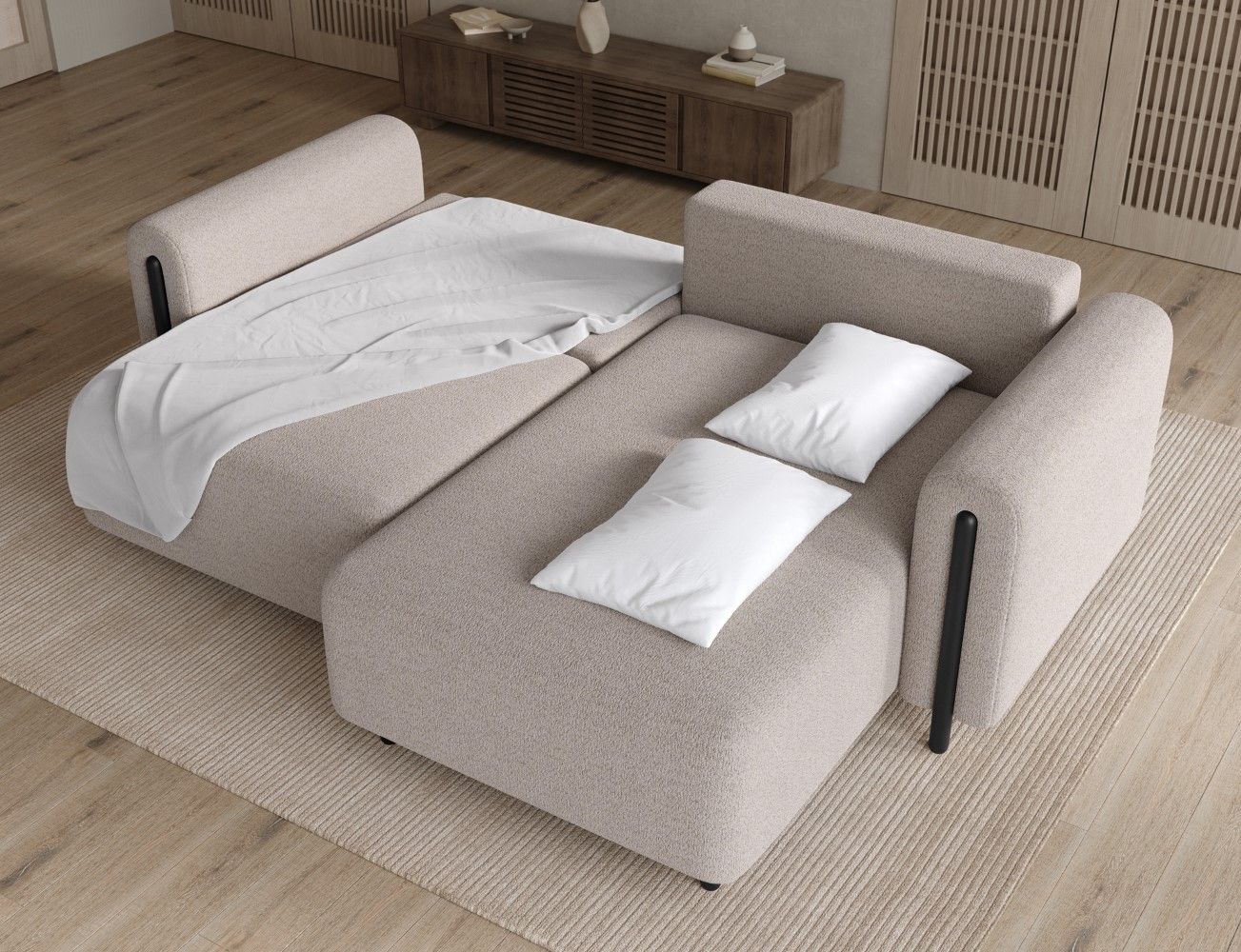 Ecksofa Acossta von Eltap Royal mit Schlaffunktion