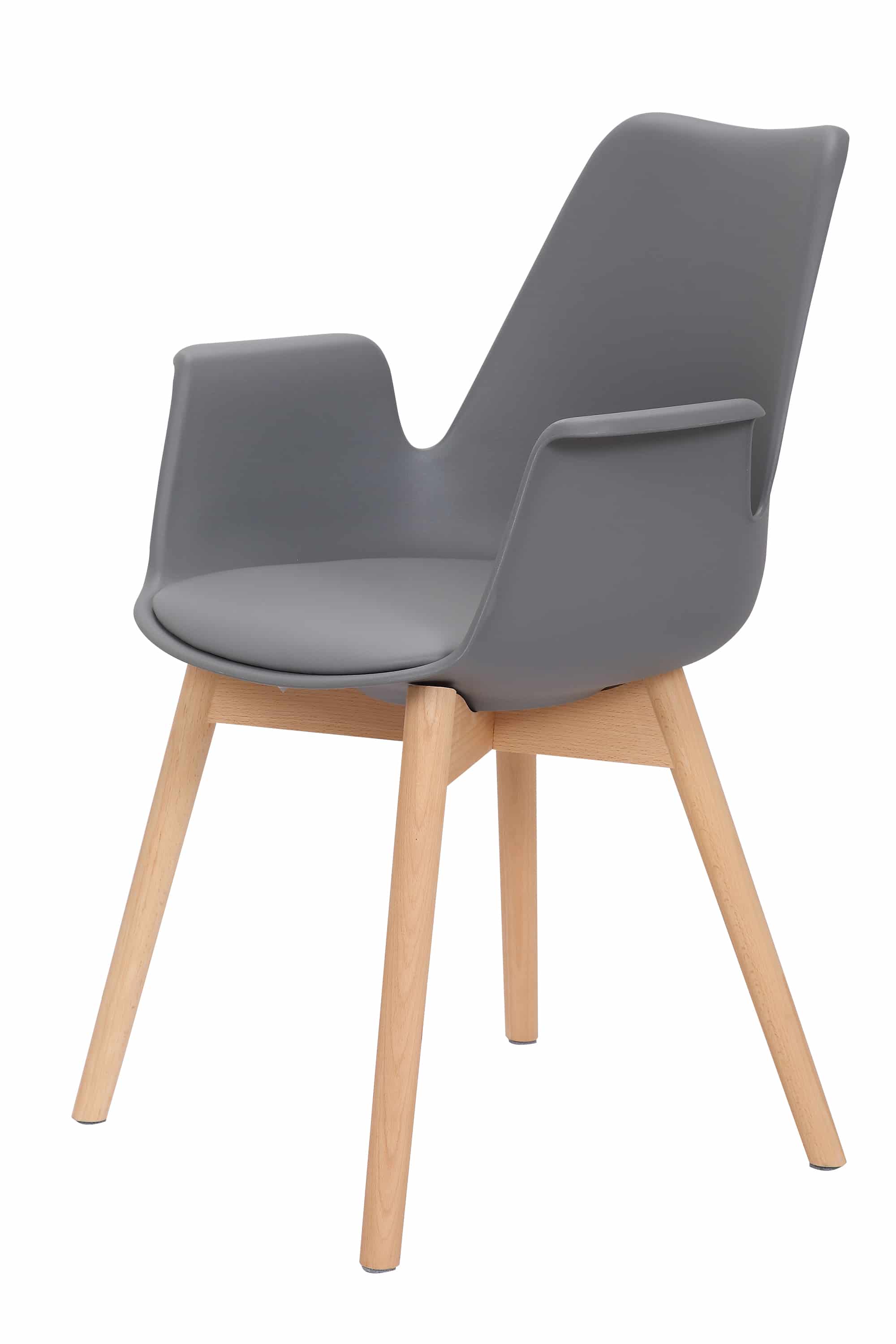 Stuhl Chaplin 110 2er-Set Grau