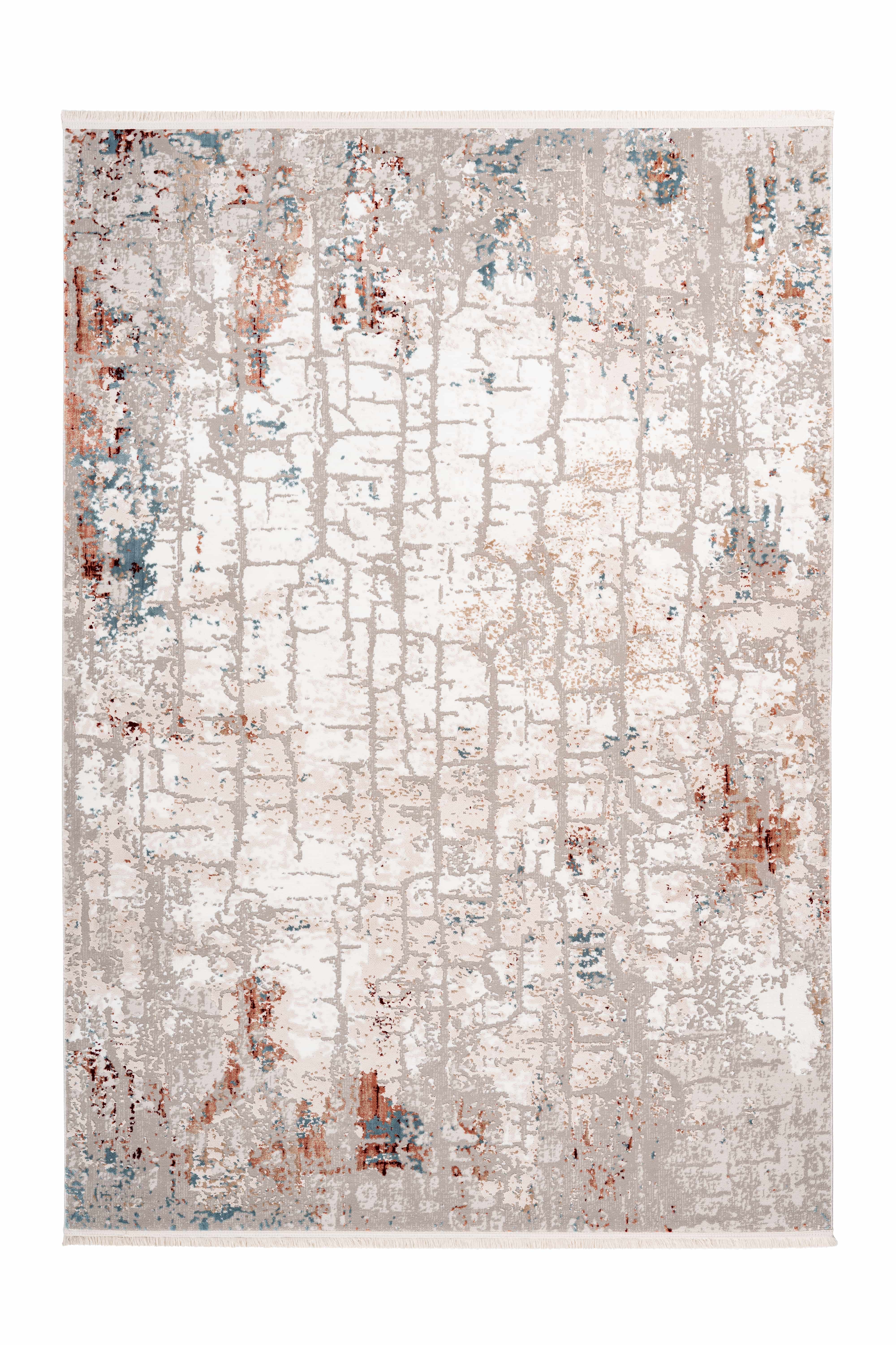 Akropolis 125 Grau / Lachsrosa 80cm x 150cm Akropolis 125 Grau / Lachsrosa 80cm x 150cm