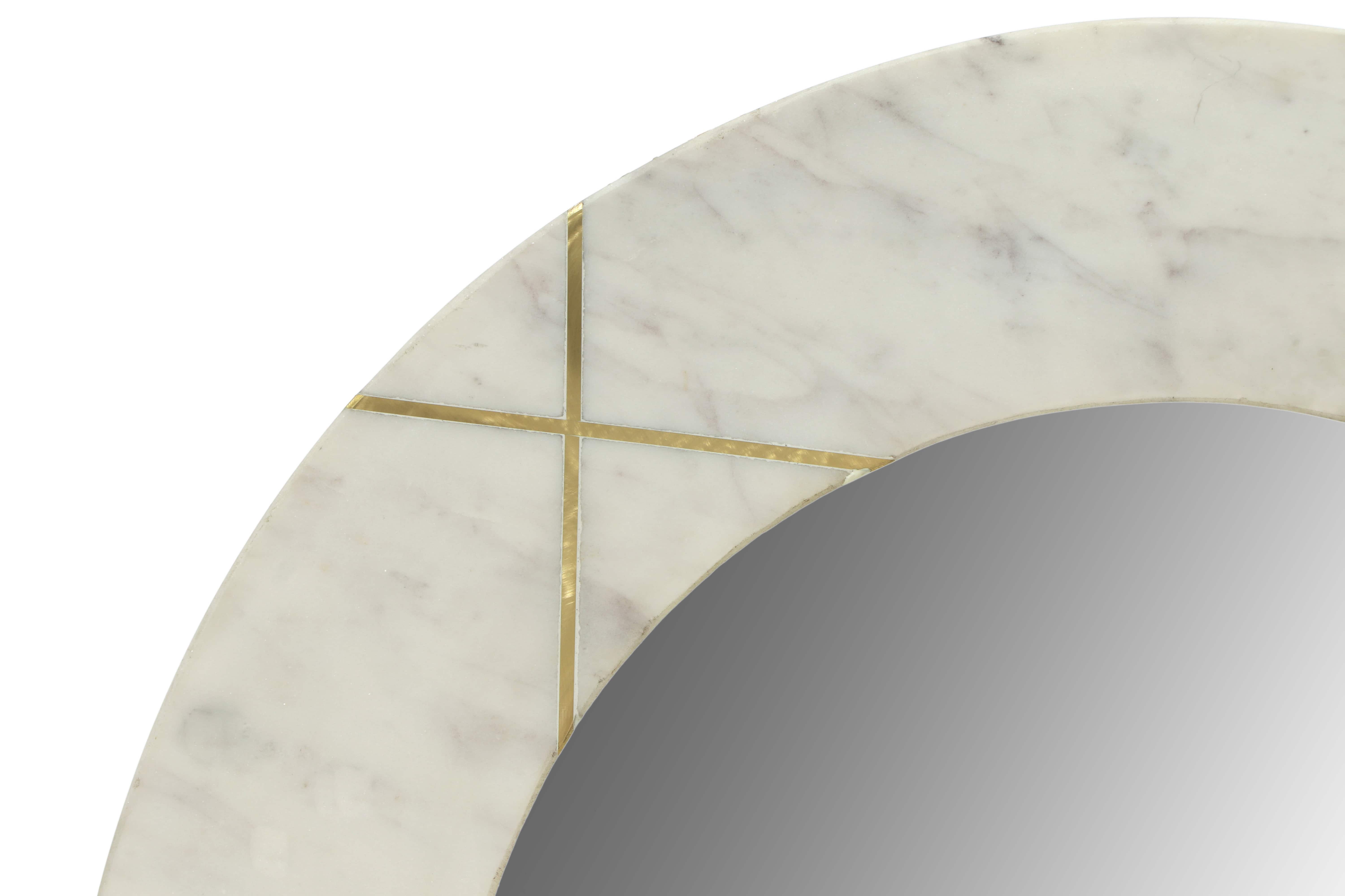 Wandspiegel Dexter 325 Weiß