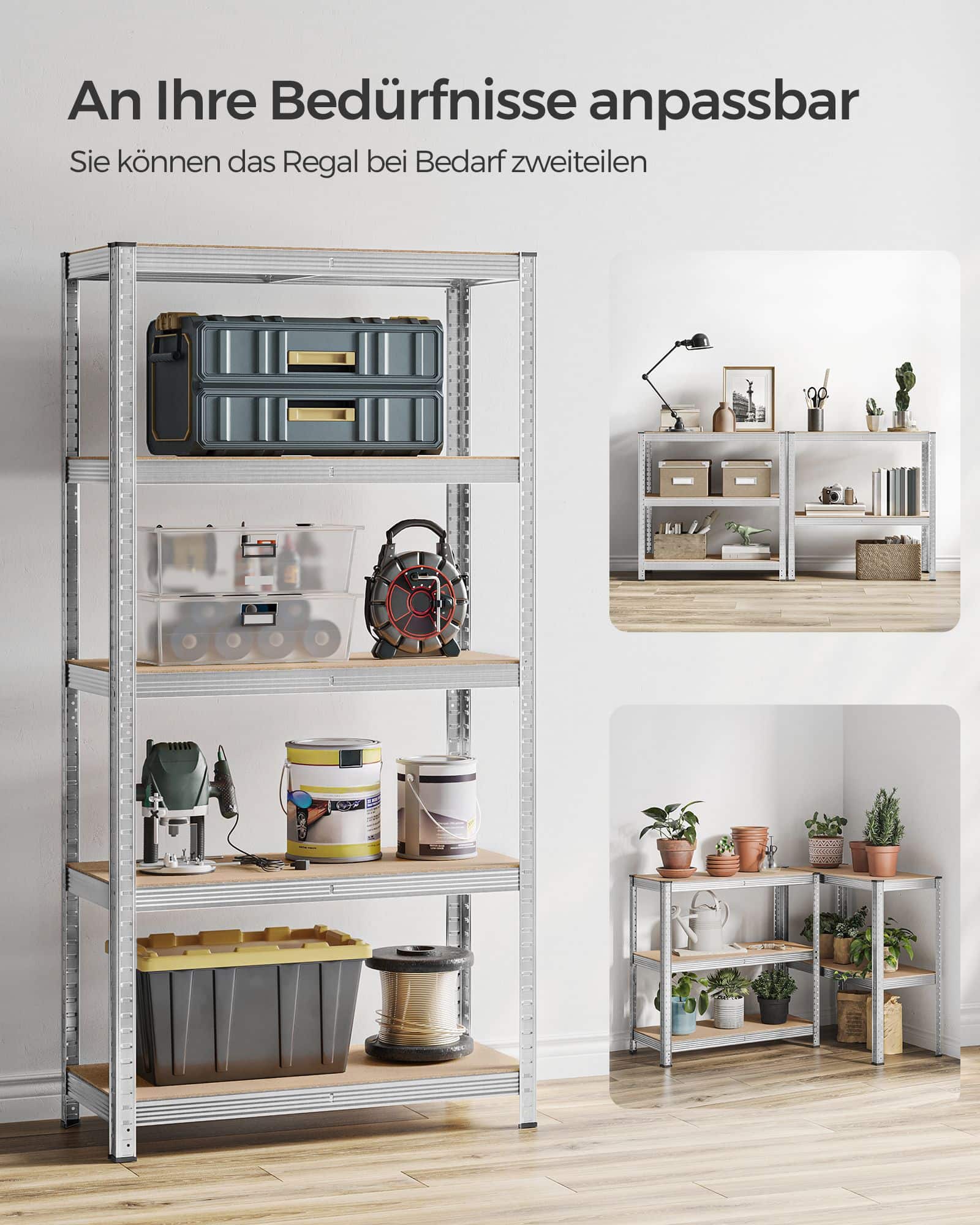 Lagerregal bis 875 kg belastbar-B34GLR40SV Lagerregal bis 875 kg belastbar-B34GLR40SV