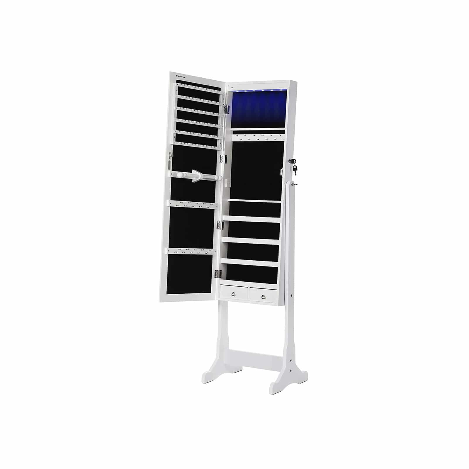 Traumhafter Schmuckschrank mit LED-JBC94W Traumhafter Schmuckschrank mit LED-JBC94W