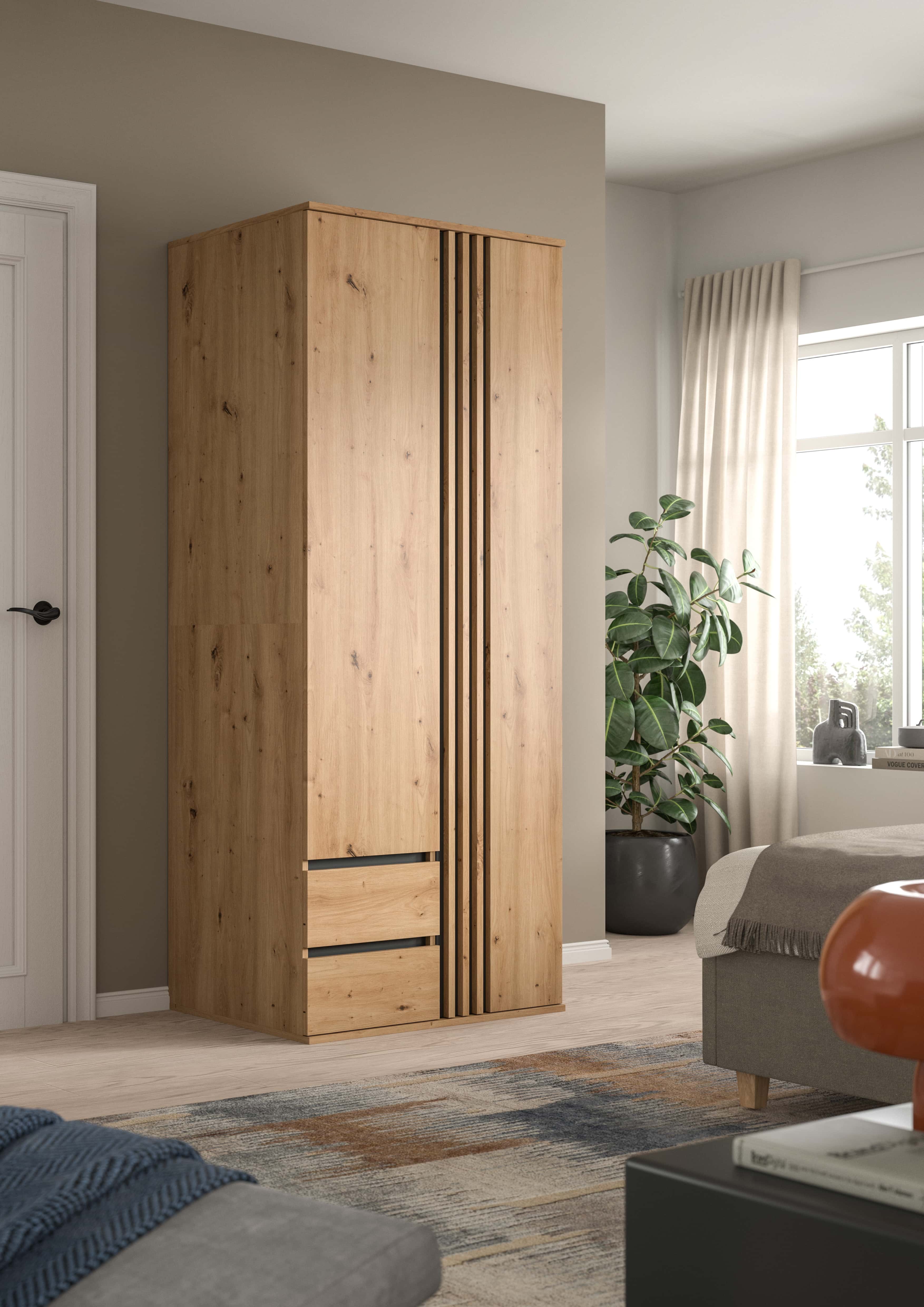 Tofta Kleiderschrank 2-türig