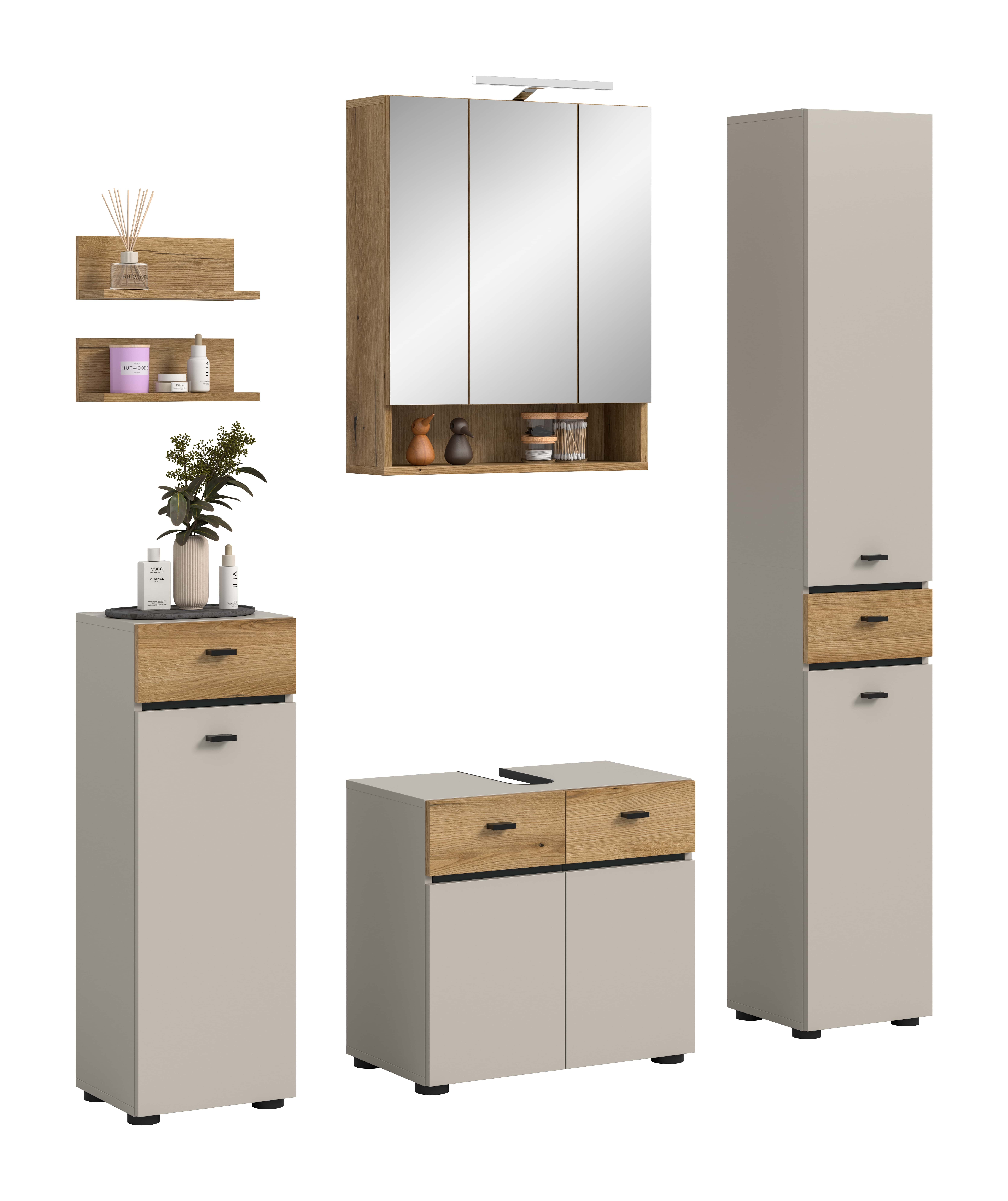 Aqua Badkombination inkl. Beleuchtung Aqua Badkombination inkl. Beleuchtung