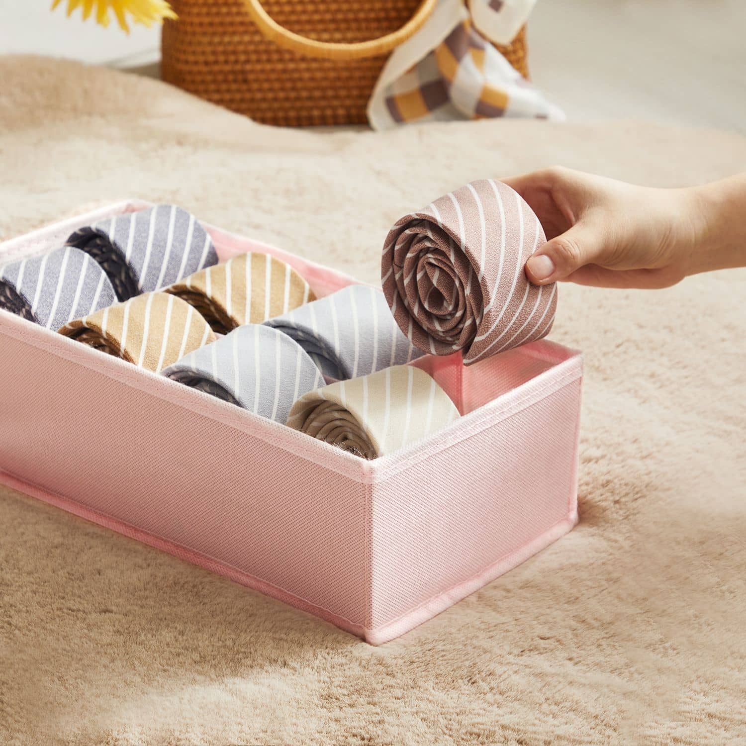 Unterwäsche-Organizer für BHs rosa-RUS008P01 Unterwäsche-Organizer für BHs rosa-RUS008P01