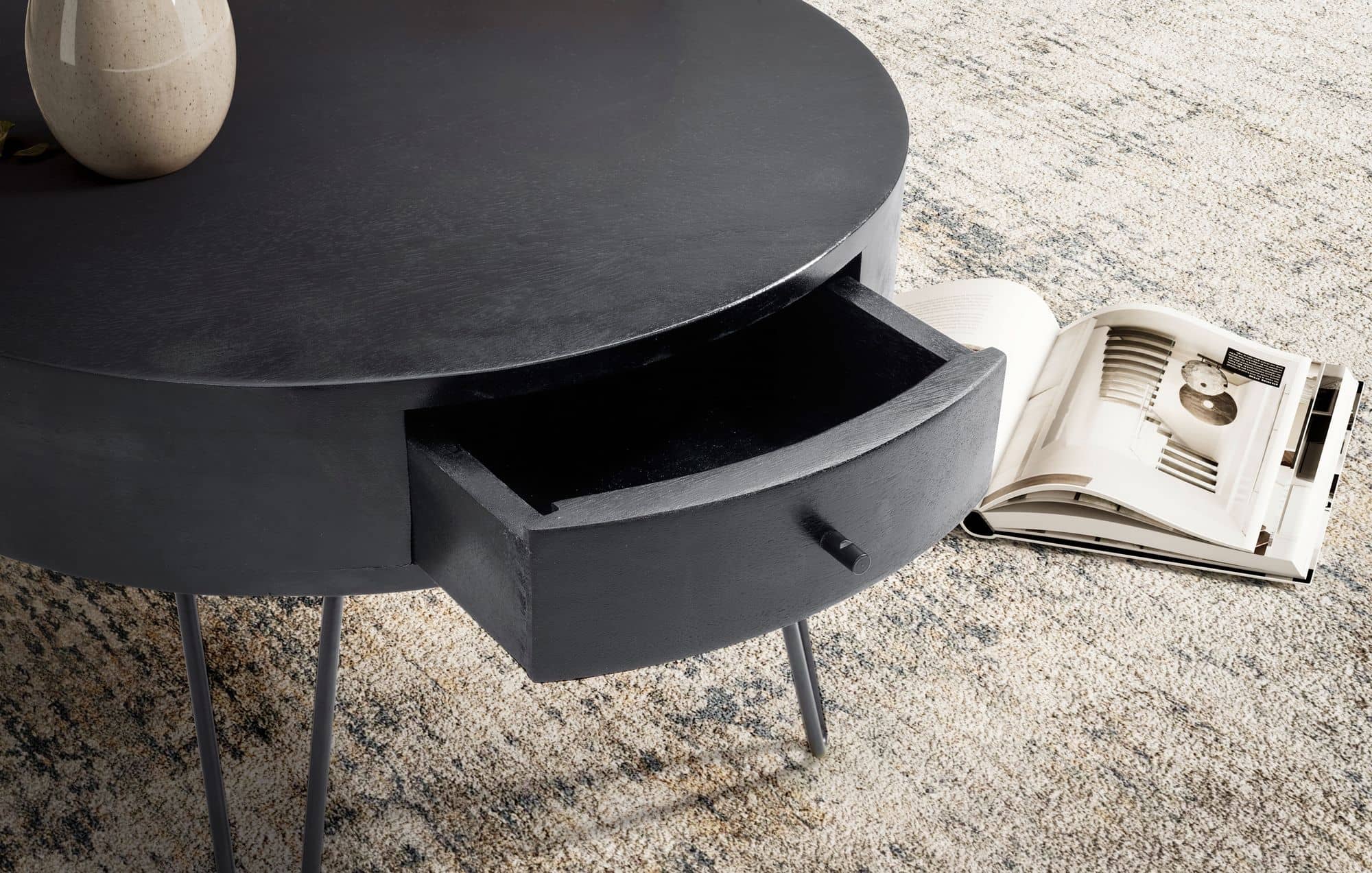 Couchtisch 60x60x43 cm Mango Massivholz Metall Sofatisch Couchtisch 60x60x43 cm Mango Massivholz Metall Sofatisch