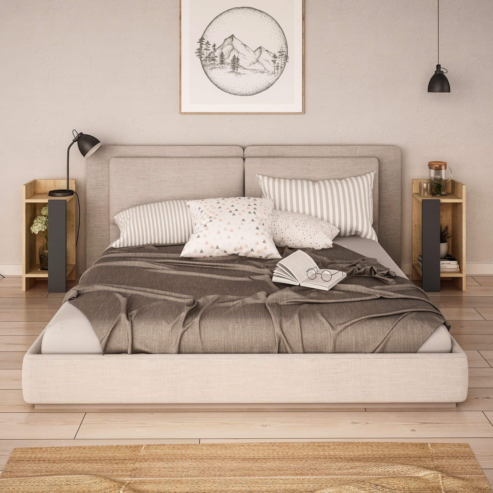 Elos - weiß - Nachttisch Elos - weiß - Nachttisch