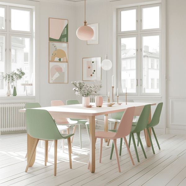 Esszimmertische rosa