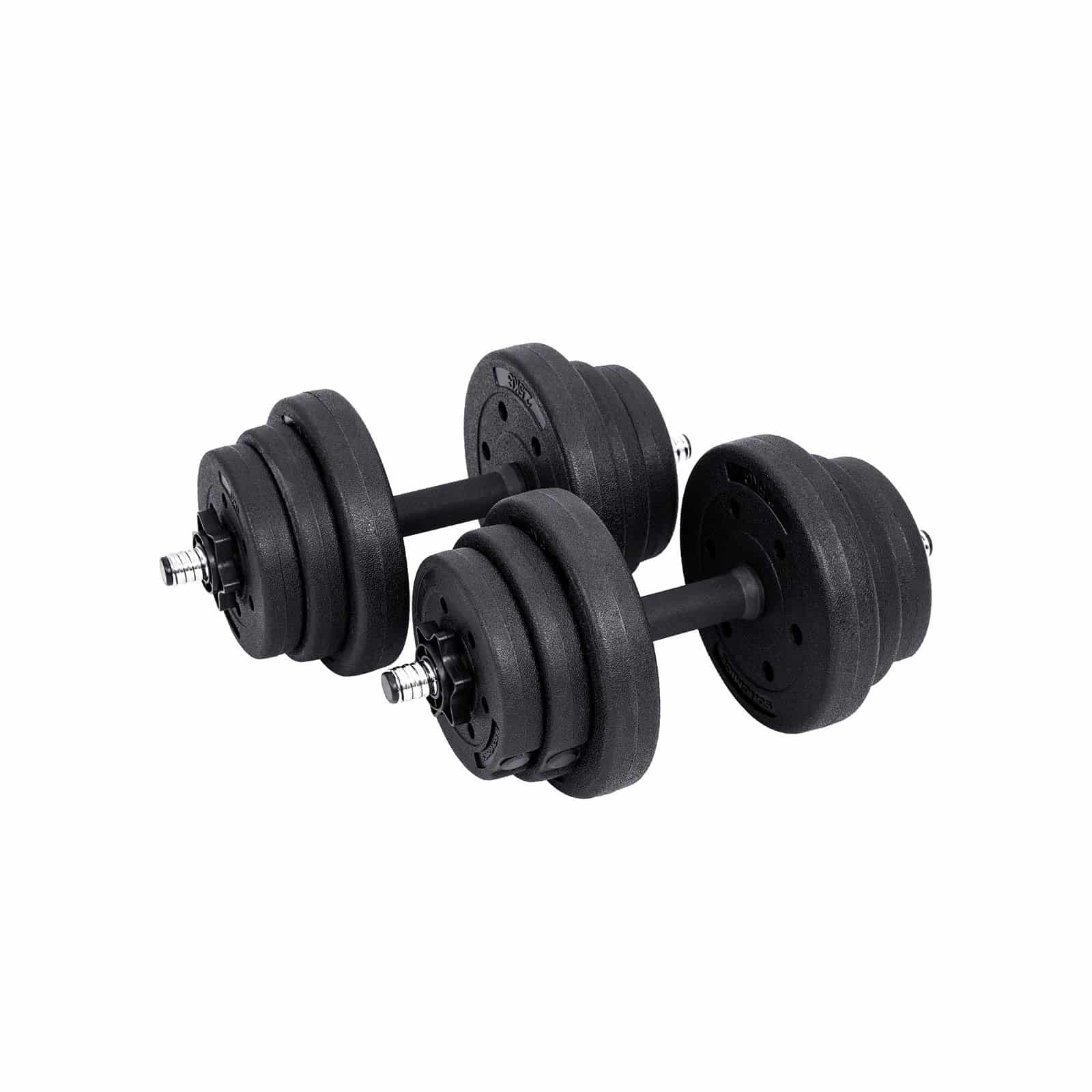 Kurzhantel-Set 20 kg Schwarz