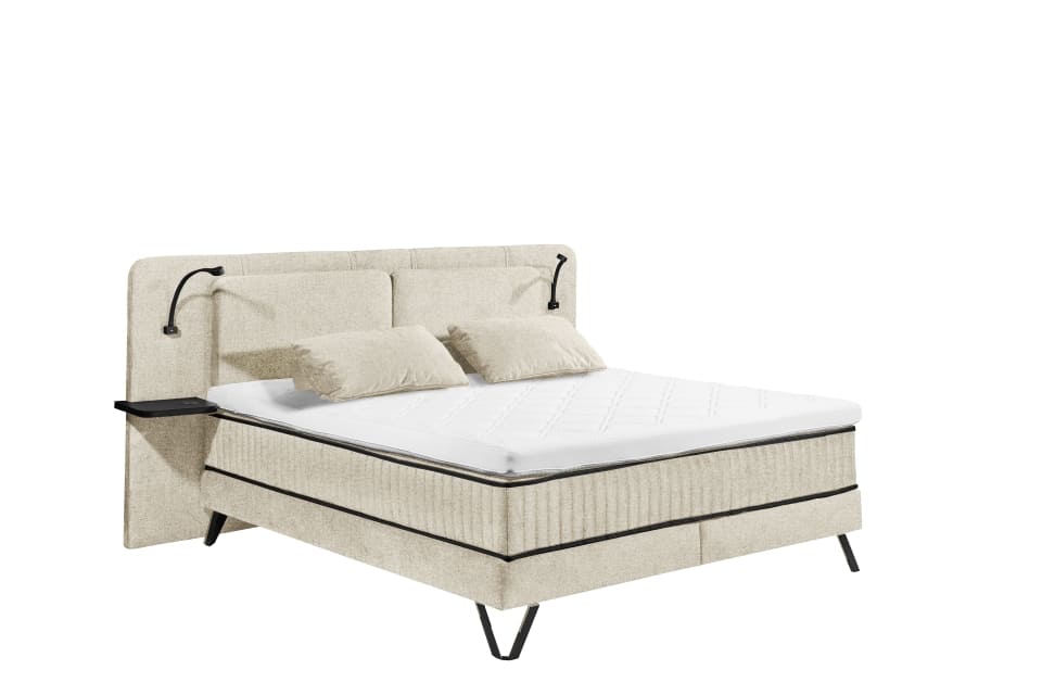 Milazzo_Aphrodite-01-Ivory-cream Luxuriöses Schlafen: Boxspringbett Milazzo in edlem Ivory Cream