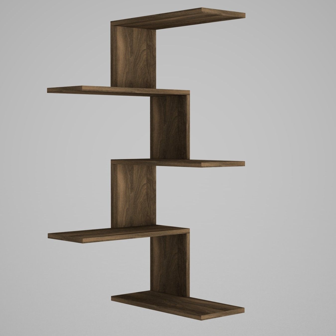 Caniko - Walnuss - Wandregal