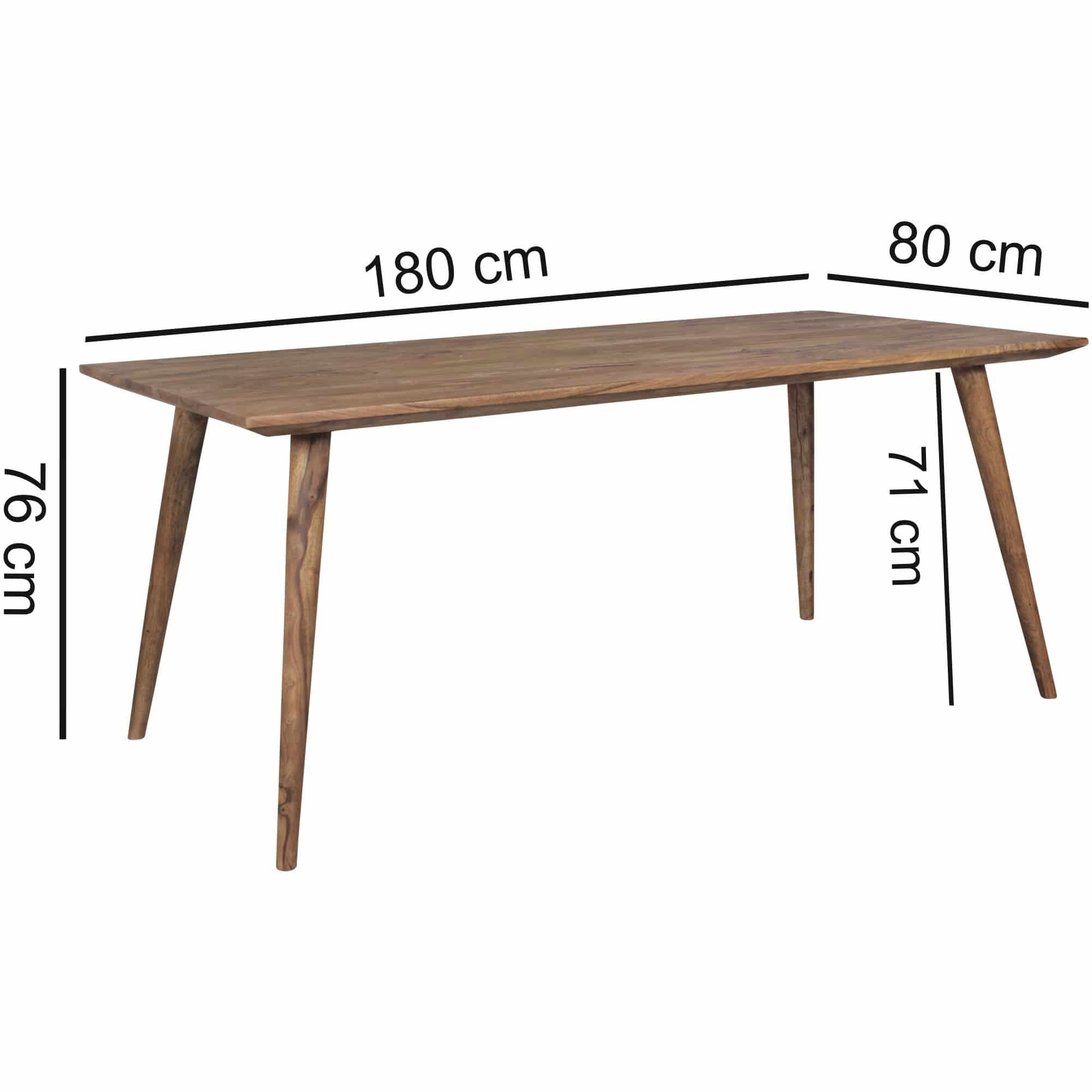 41903-WOHNLING-Esszimmertisch-REPA-180-x-80-x-76-_7 Esszimmertisch REPA 180 x 80 x 76 cm Sheesham rustikal Massiv-Holz