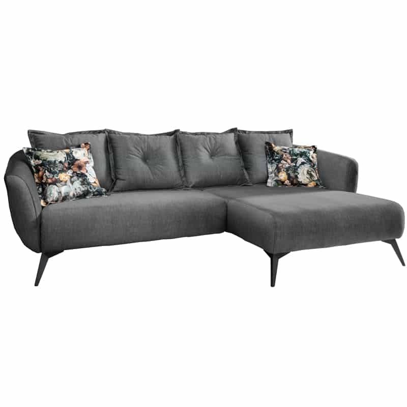 Benformato Ecksofa Baggio Tessuto Mikrofaser Asche 1