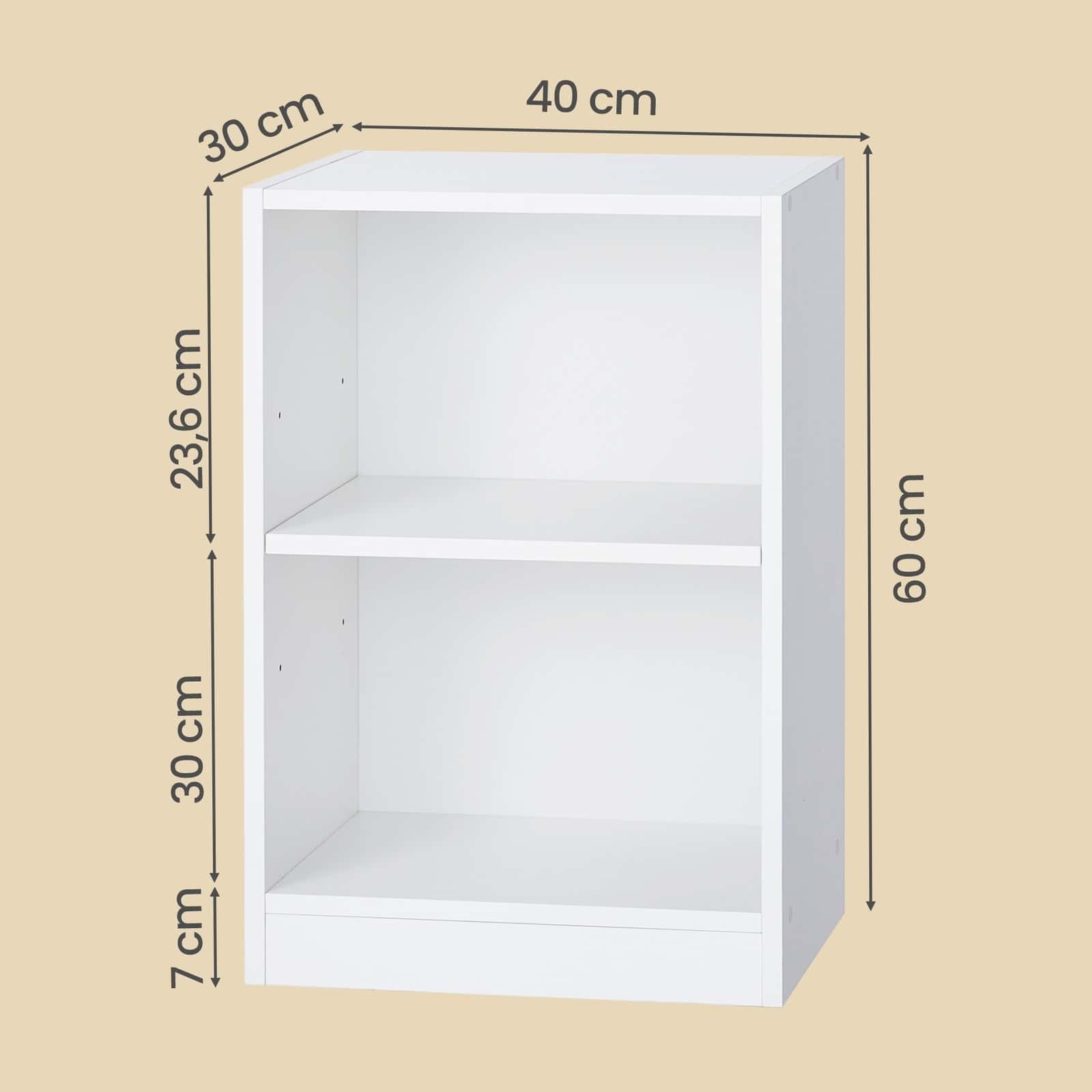 Beistelltisch mit flexibler Ablage, Nachtschrank mit offenen Fächern, für Wohnzimmer Beistelltisch mit flexibler Ablage, Nachtschrank mit offenen Fächern, für Wohnzimmer