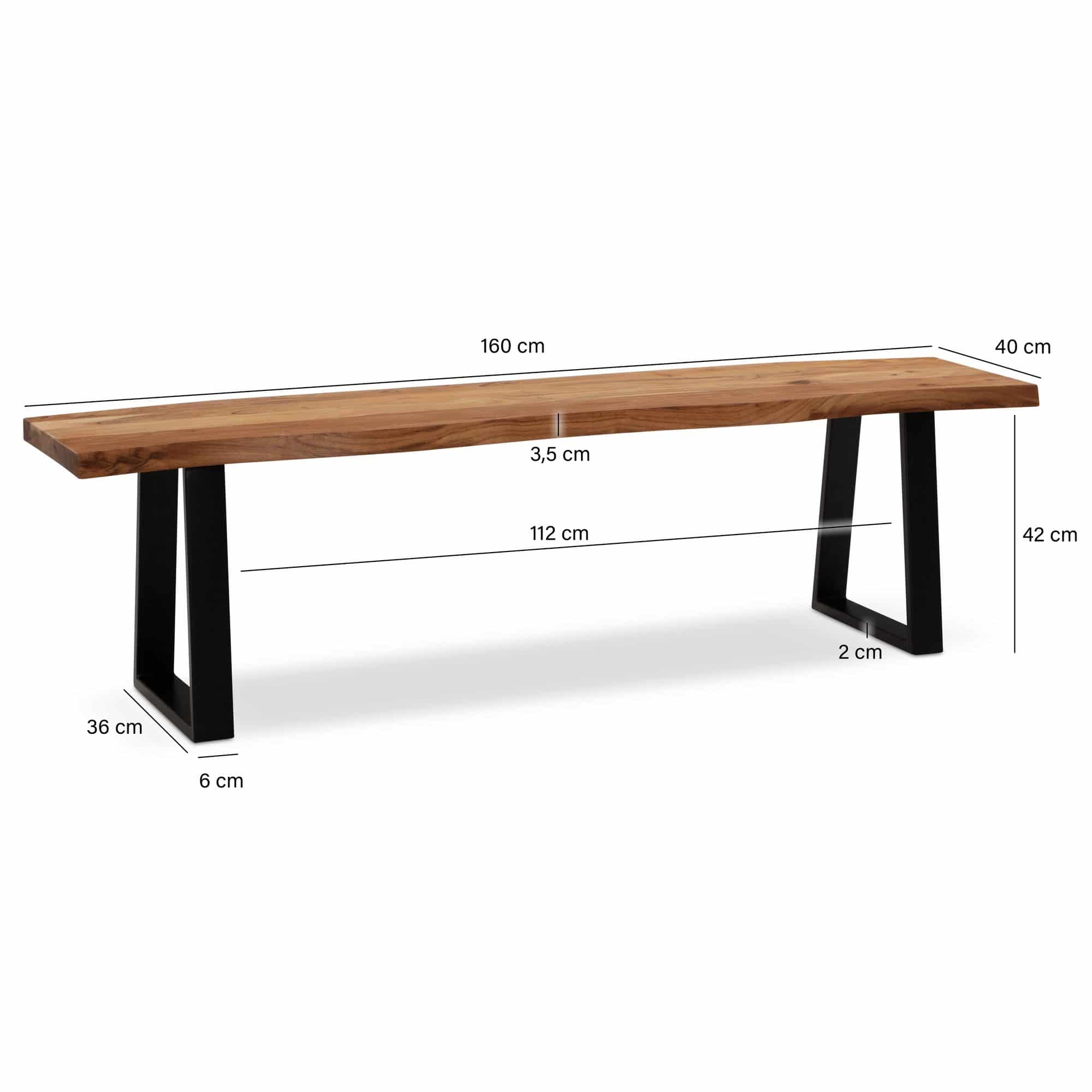 Esszimmerbank 160x40x45