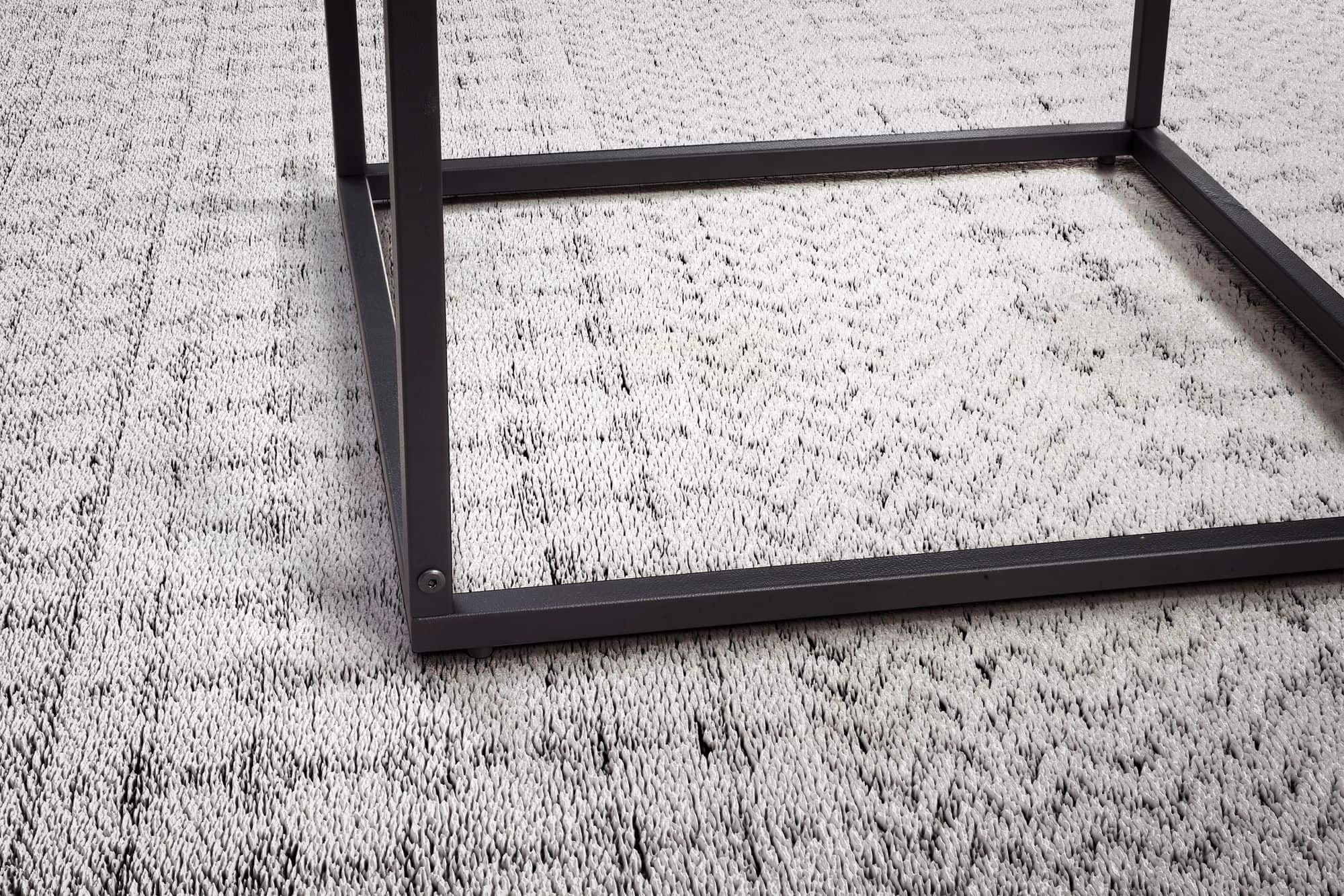 Couchtisch Glas Metall 58x58x43