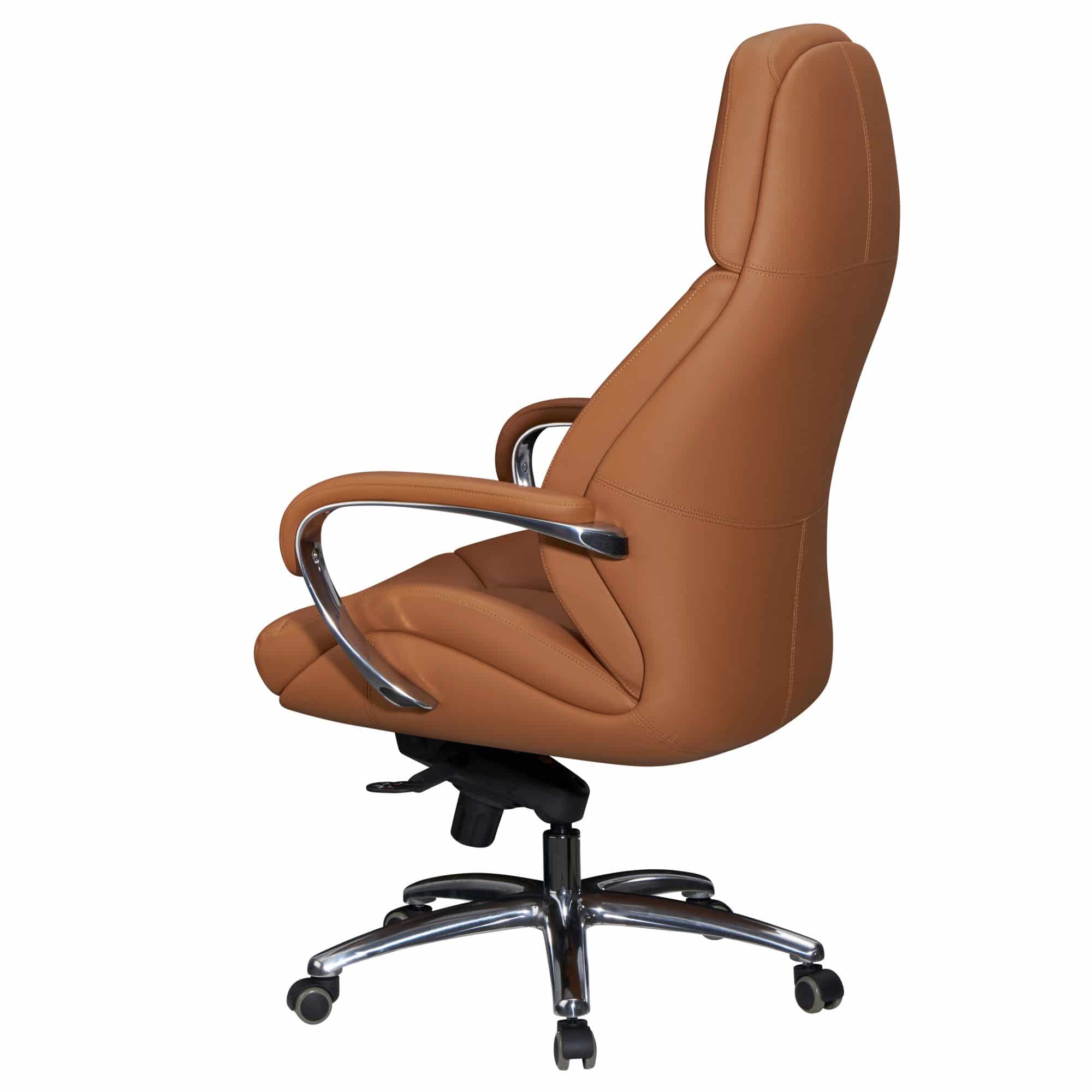 59471-Amstlye-Buerostuhl-Leder-Caramel-SPM1-436-SPM1-436_7 Designer Bürostuhl Bezug Echtleder Caramel Schreibtischstuhl bis 120 kg