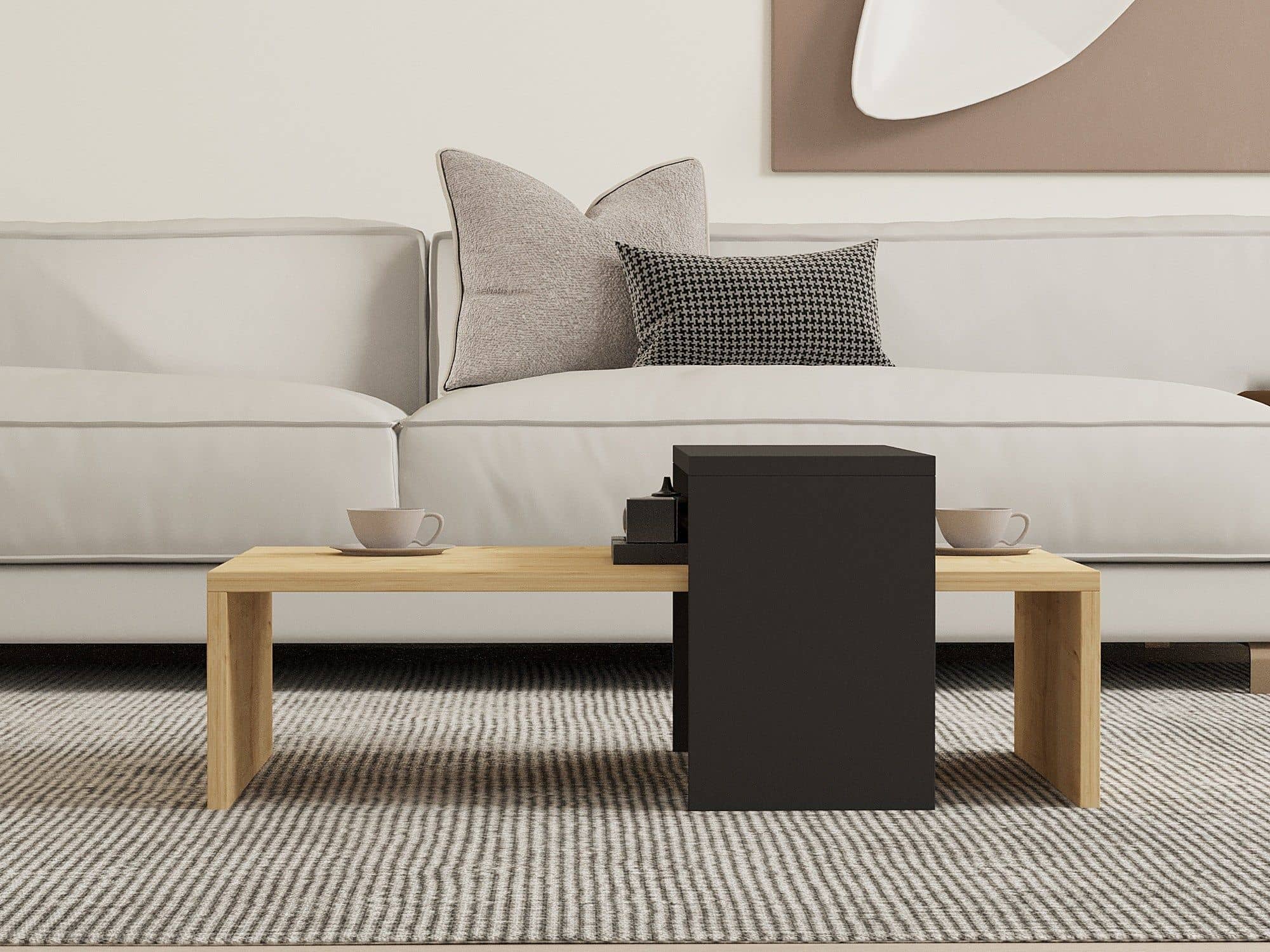 Glow - Sapphire Anthracite - Couchtisch