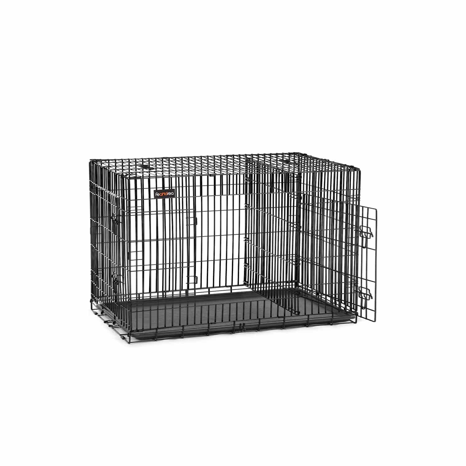 Hundekäfig 107 x 70 x 77,5 cm mit Türen-PPD42BK Hundekäfig 107 x 70 x 77,5 cm mit Türen-PPD42BK
