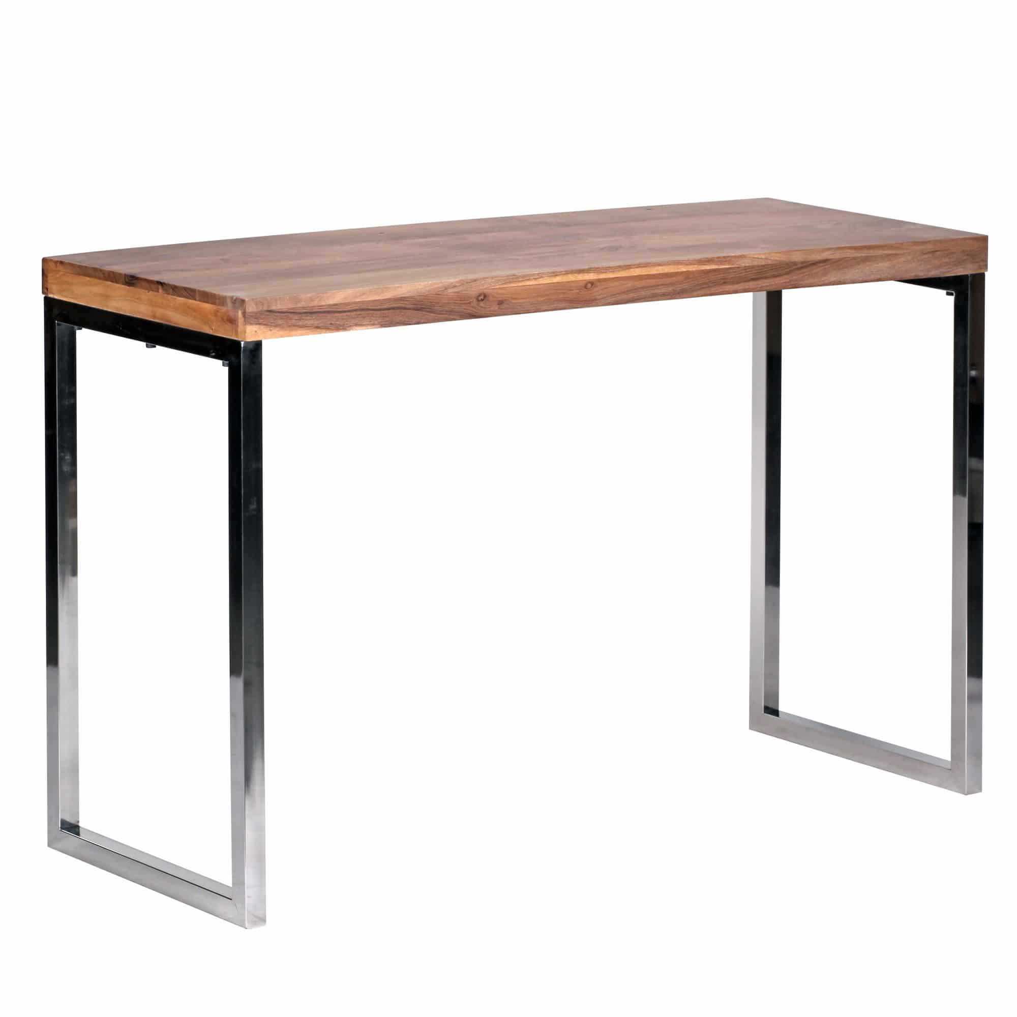 38395-WOHNLING-Konsolentisch-GUNA-Massivholz-Akazie-Konsole-mit-Metallbeinen-Schreibtisch-120-x-45-cm-Landhaus-Stil-Sideboard-Anrichte-Ablage-Palisander-Buerotisch-Ess-Zimmer-Tisch Konsolentisch GUNA Massivholz Akazie Konsole mit Metallbeinen Schreibtisch 120 x 45 cm Landhaus-Stil Sideboard