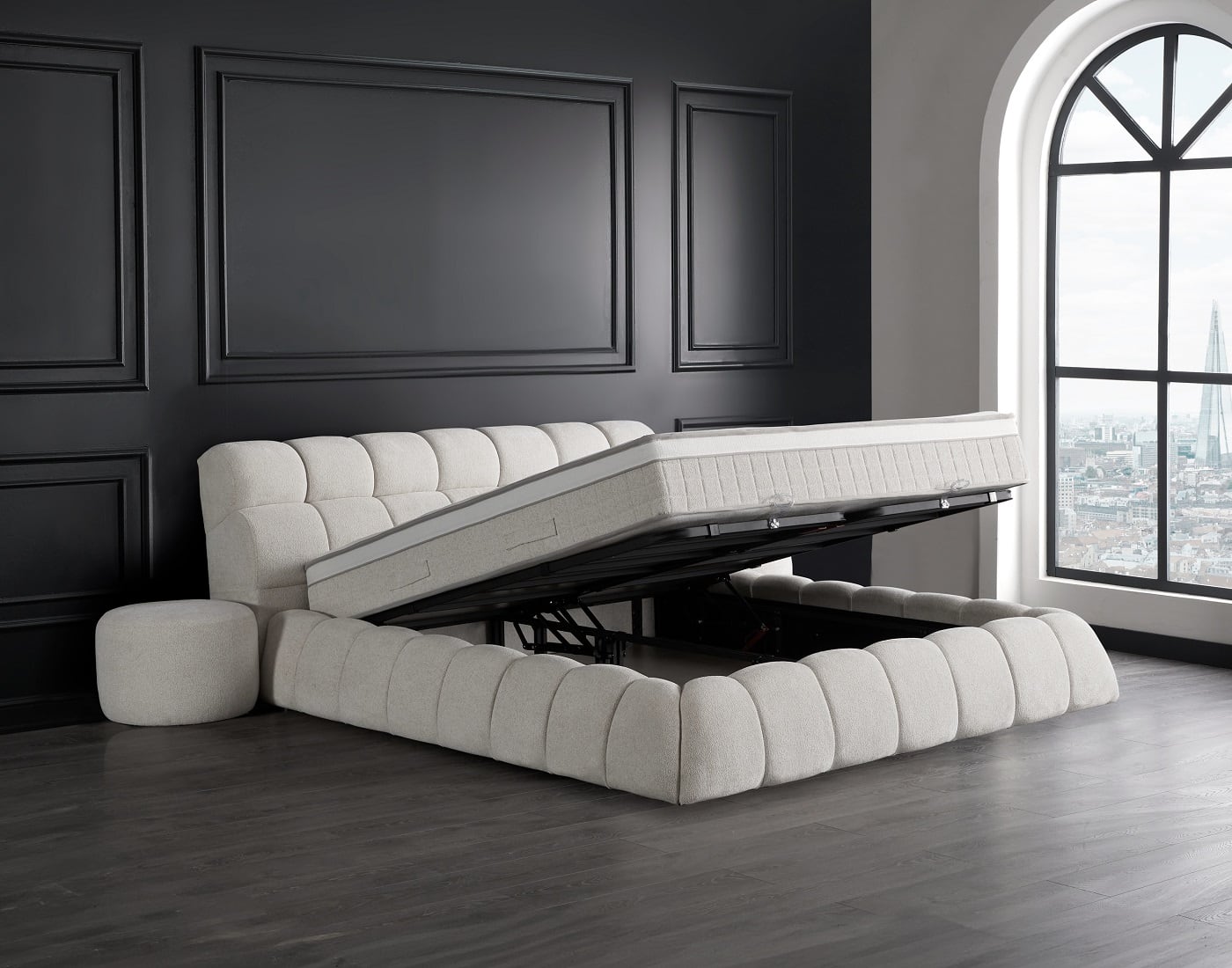 ABC Boxspringbett Claudi – im Japandi-Stil