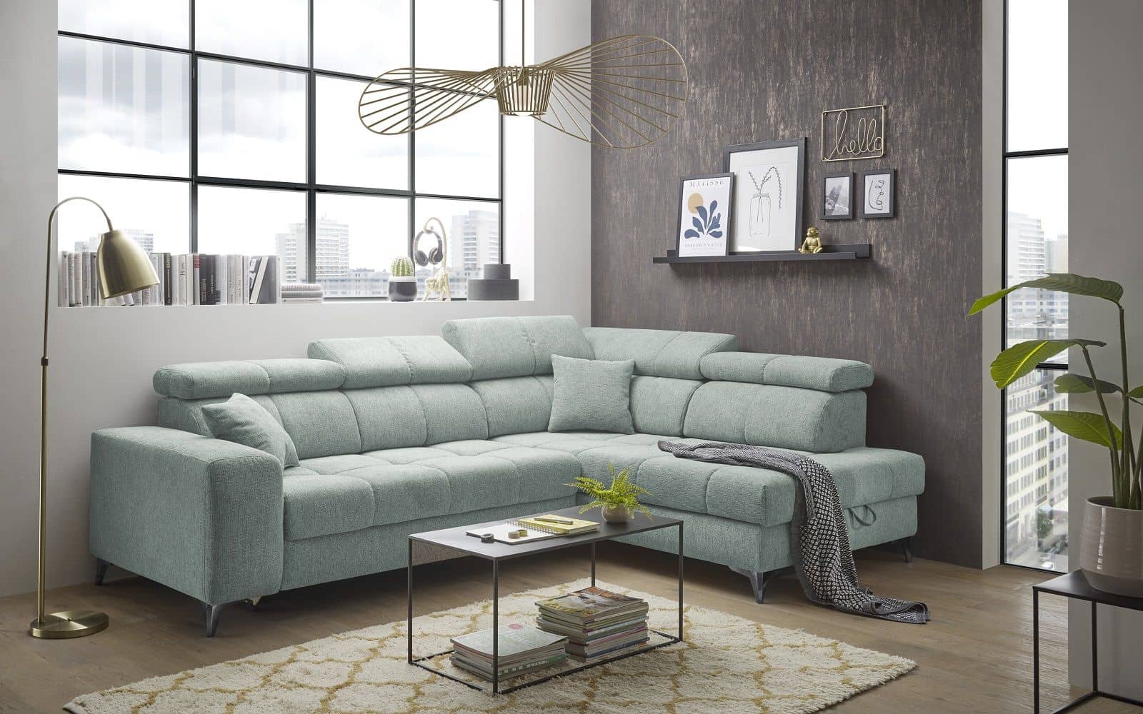 Ecksofa mit elektronischer Wallaway-Funktion - Sydney Ecksofa mit elektronischer Wallaway-Funktion - Sydney