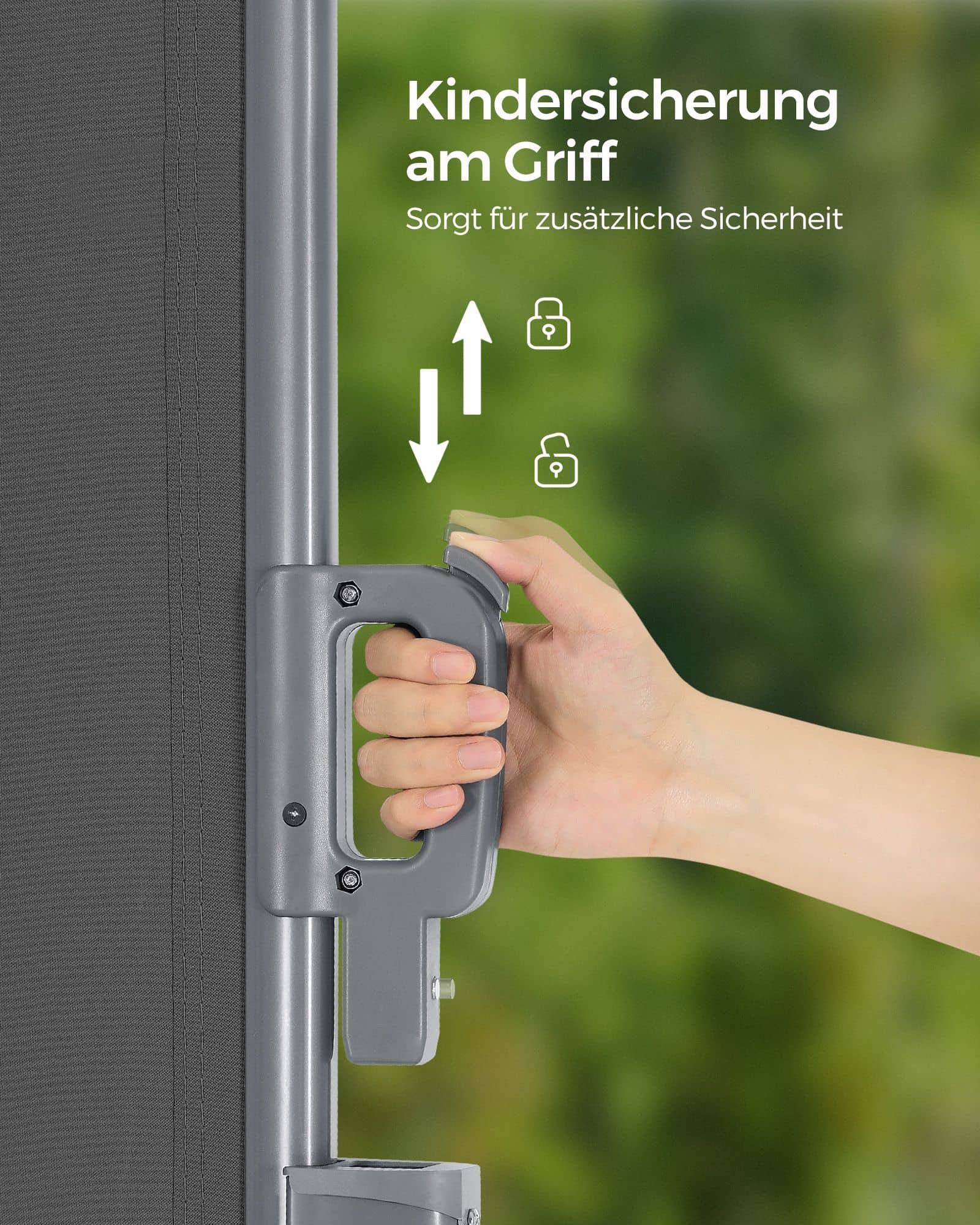 Seitenmarkise 200 x 350 cm Anthrazit-B34GSA205G Seitenmarkise 200 x 350 cm Anthrazit-B34GSA205G