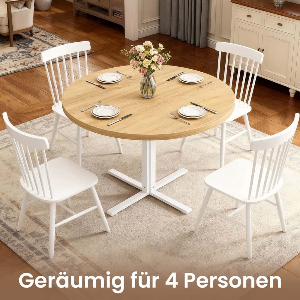 Esszimmertisch rund, 4 Personen, Küchentisch