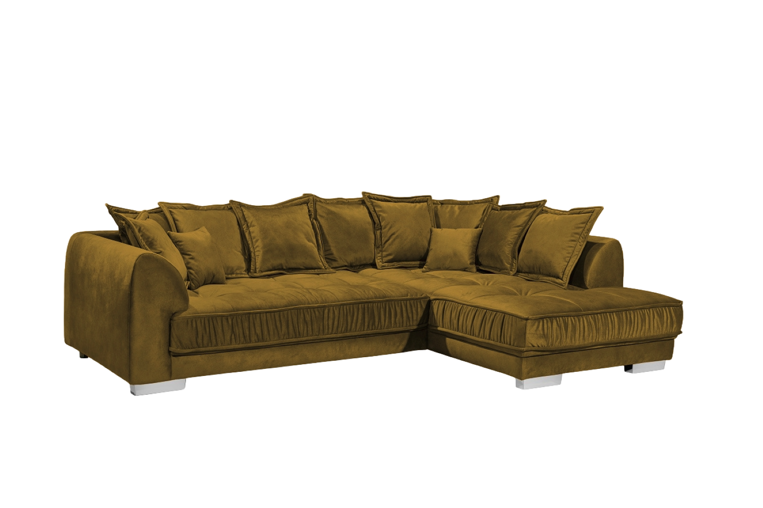 Ecksofa Pascha von ED Exciting Design – Luxus-Mikrofaser