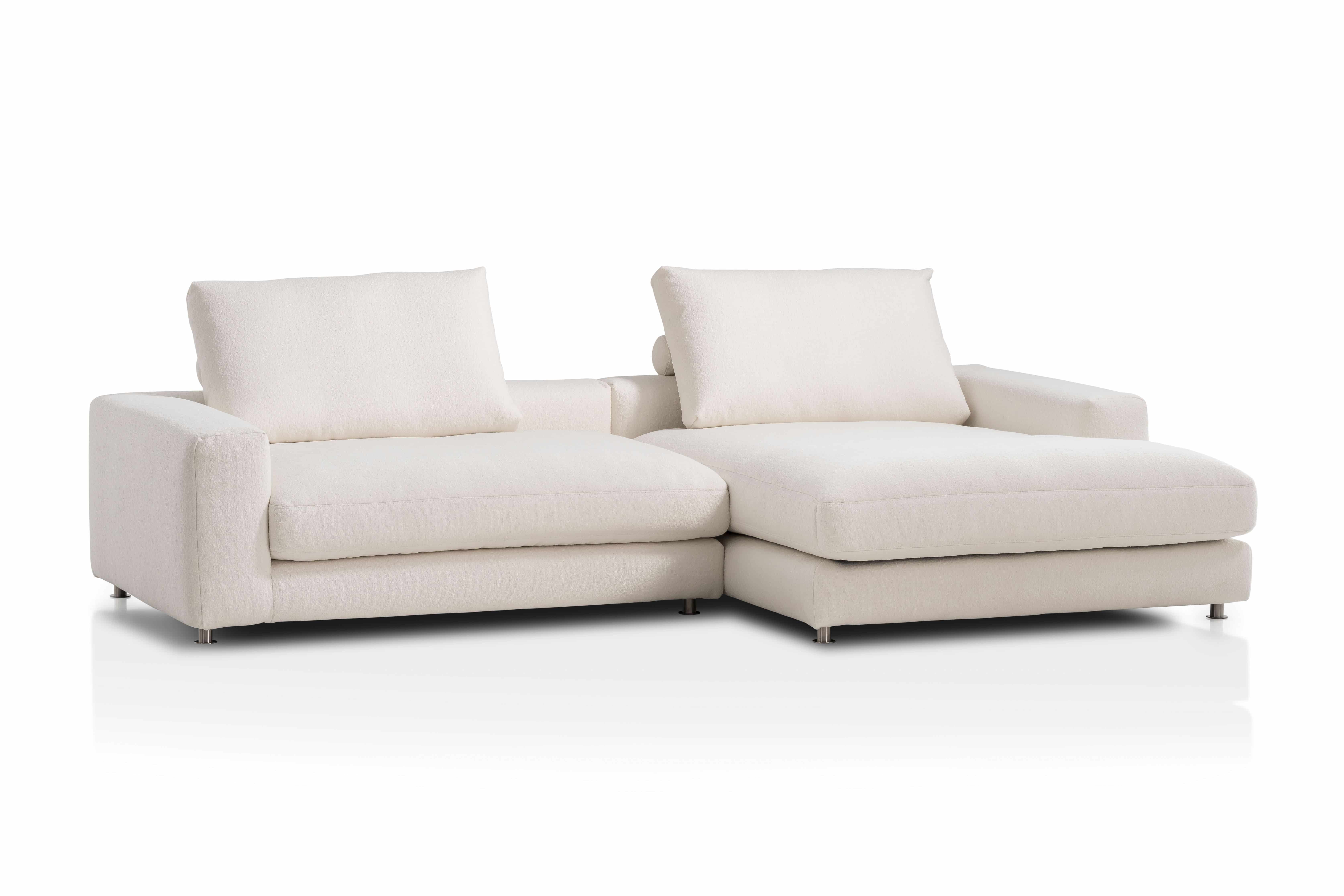 Berry Ecksofa beige - designwerk – Eleganz mit Taschenfederkern