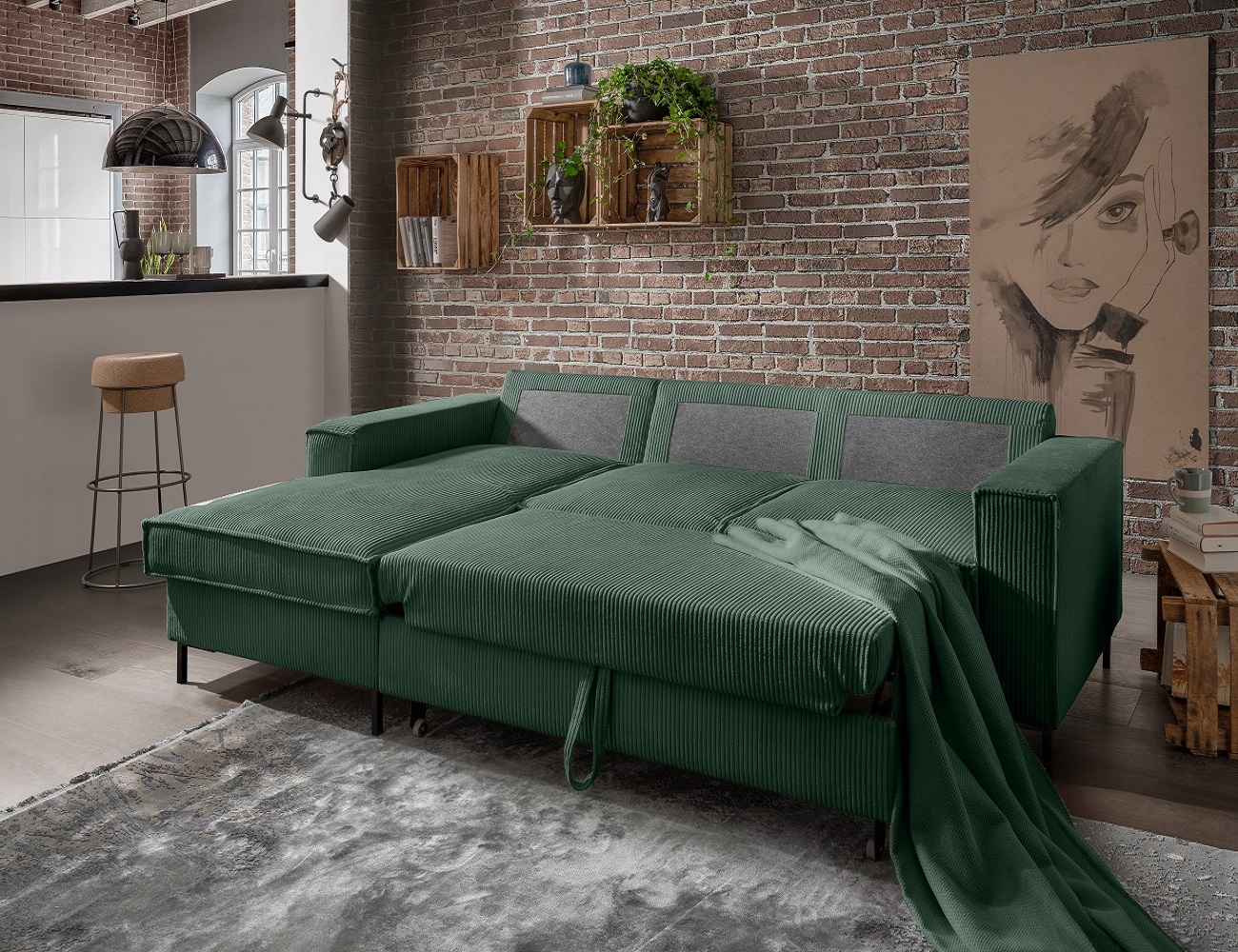 Ecksofa Rom – Die Wohlfühloase mit Schlaffunktion