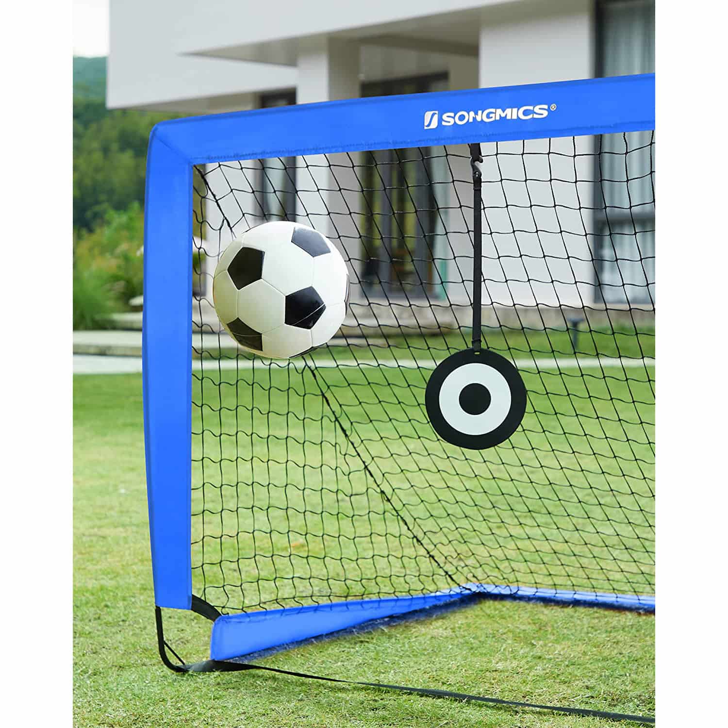 Fußballtor Kinder 2er Set faltbar blau-SZQ422Q01 Fußballtor Kinder 2er Set faltbar blau-SZQ422Q01